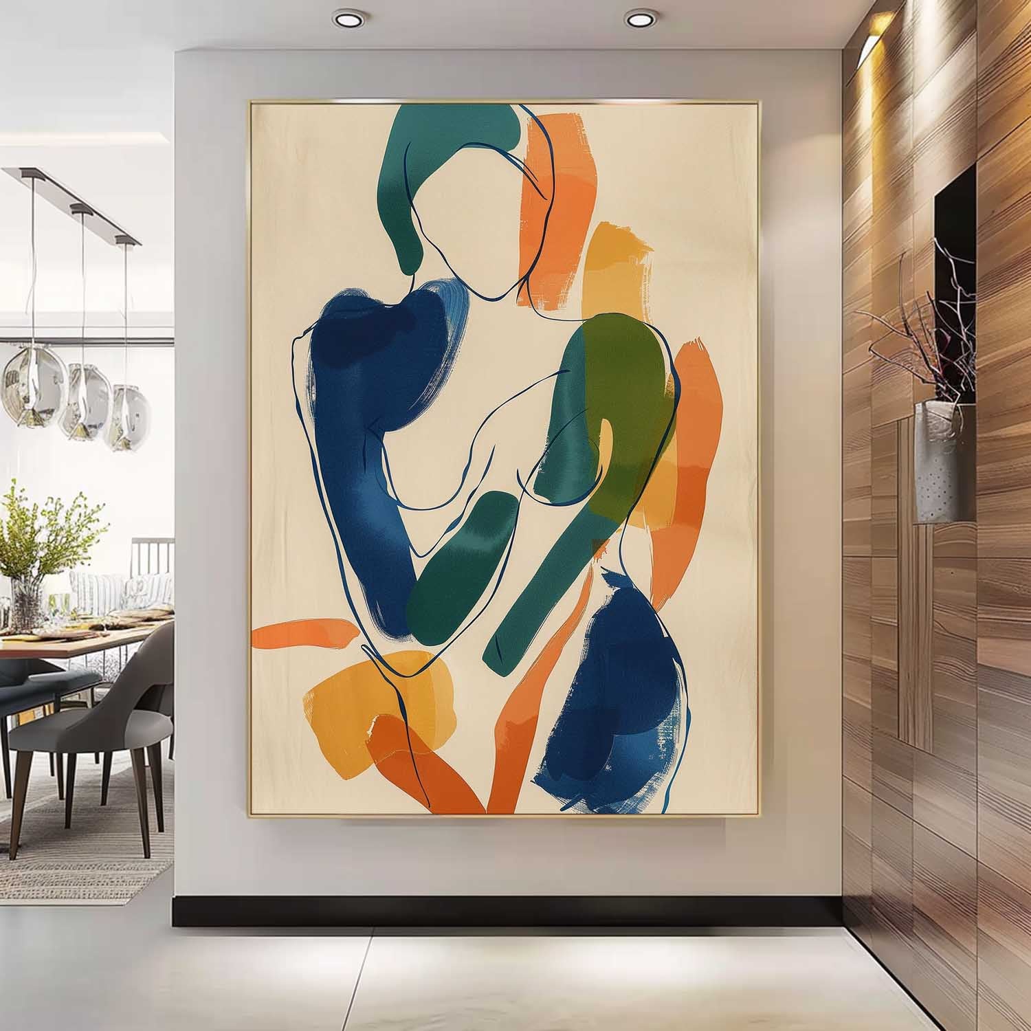 Wall Art People Playful Organic Minimalist