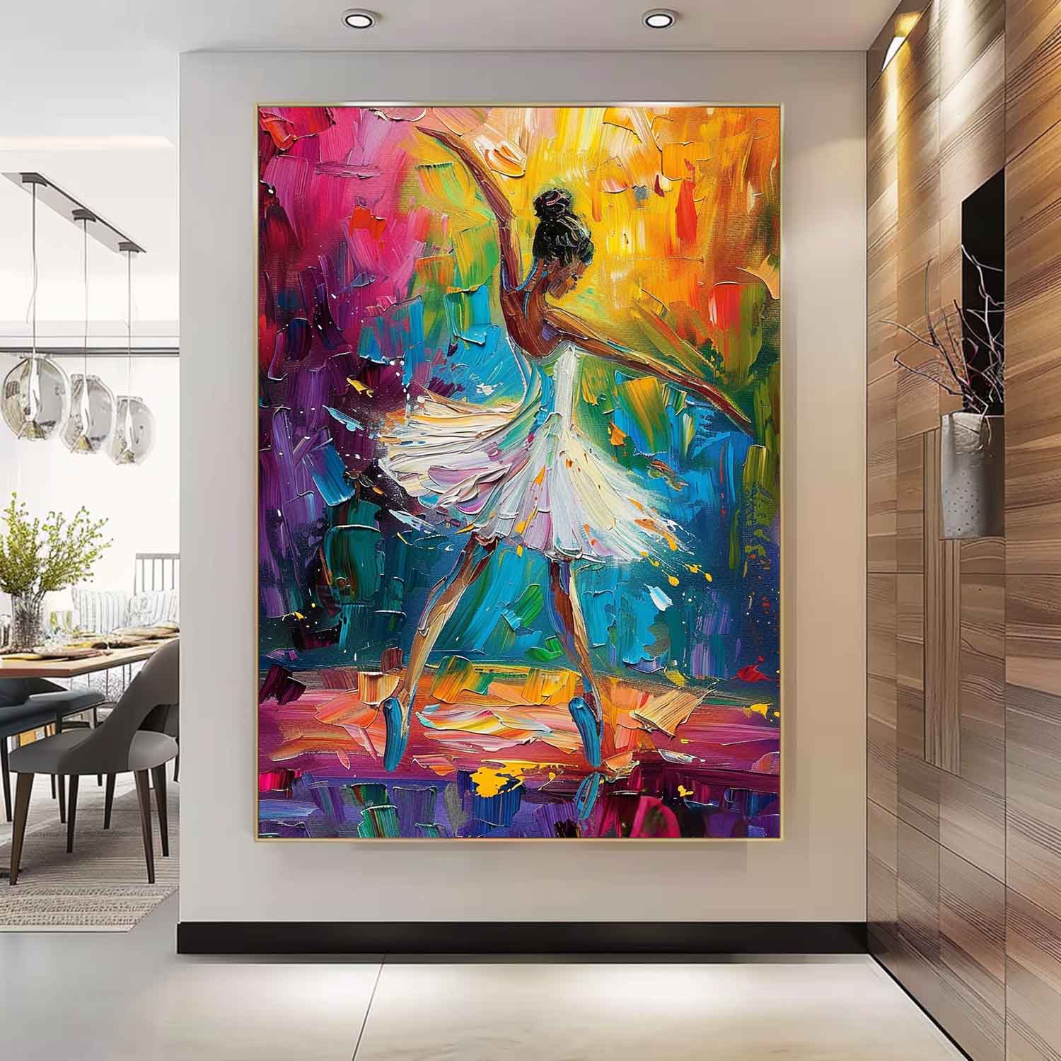 Wall Art People Maximalist Abstract Painterly