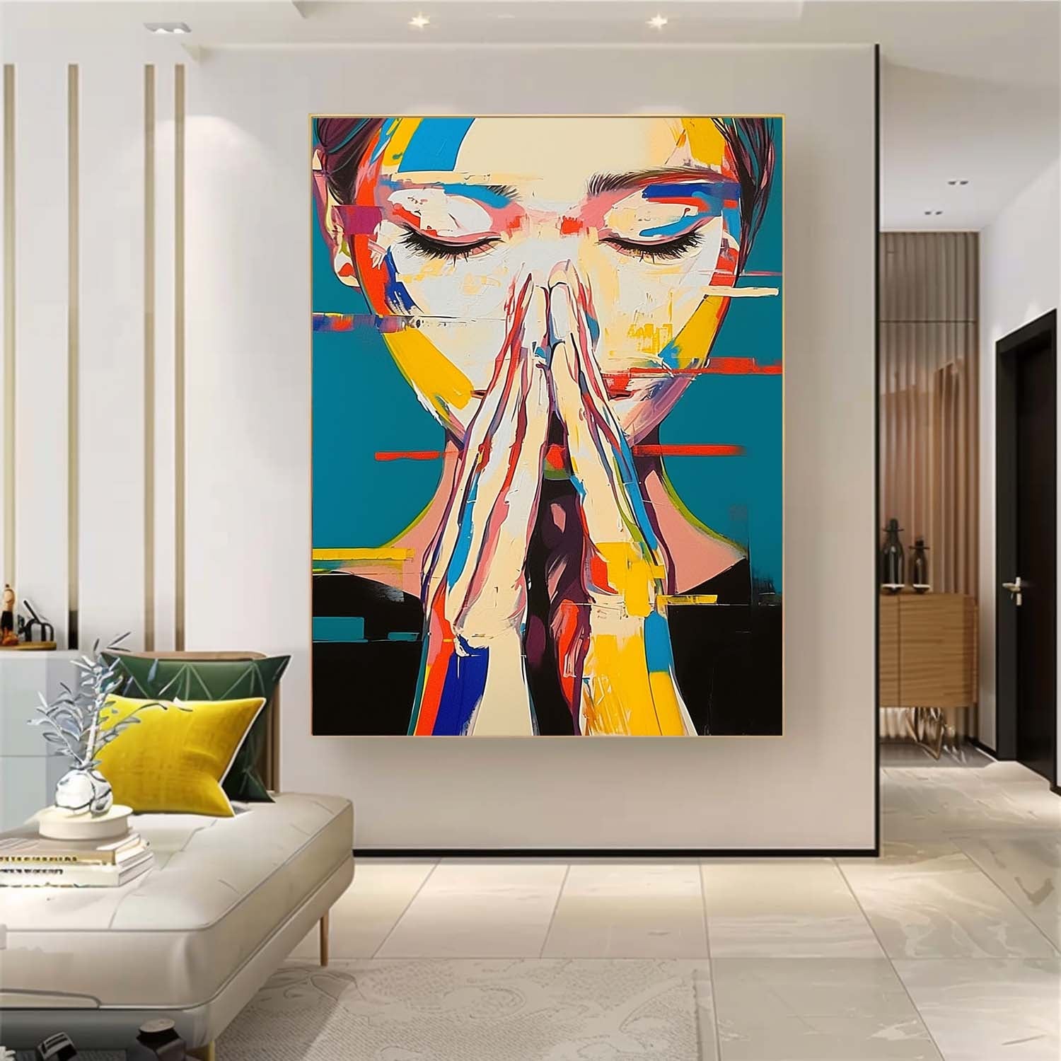 Wall Art Vibrant People Emotional Atmosphere