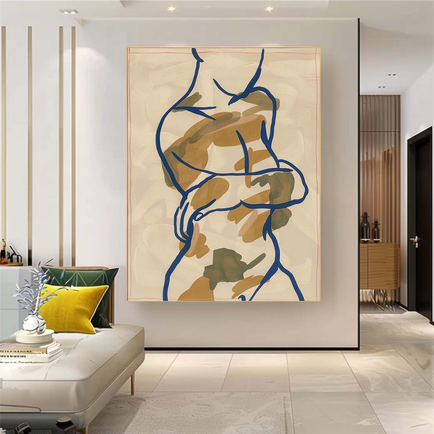 Wall Art Abstract People Contemporary Playful
