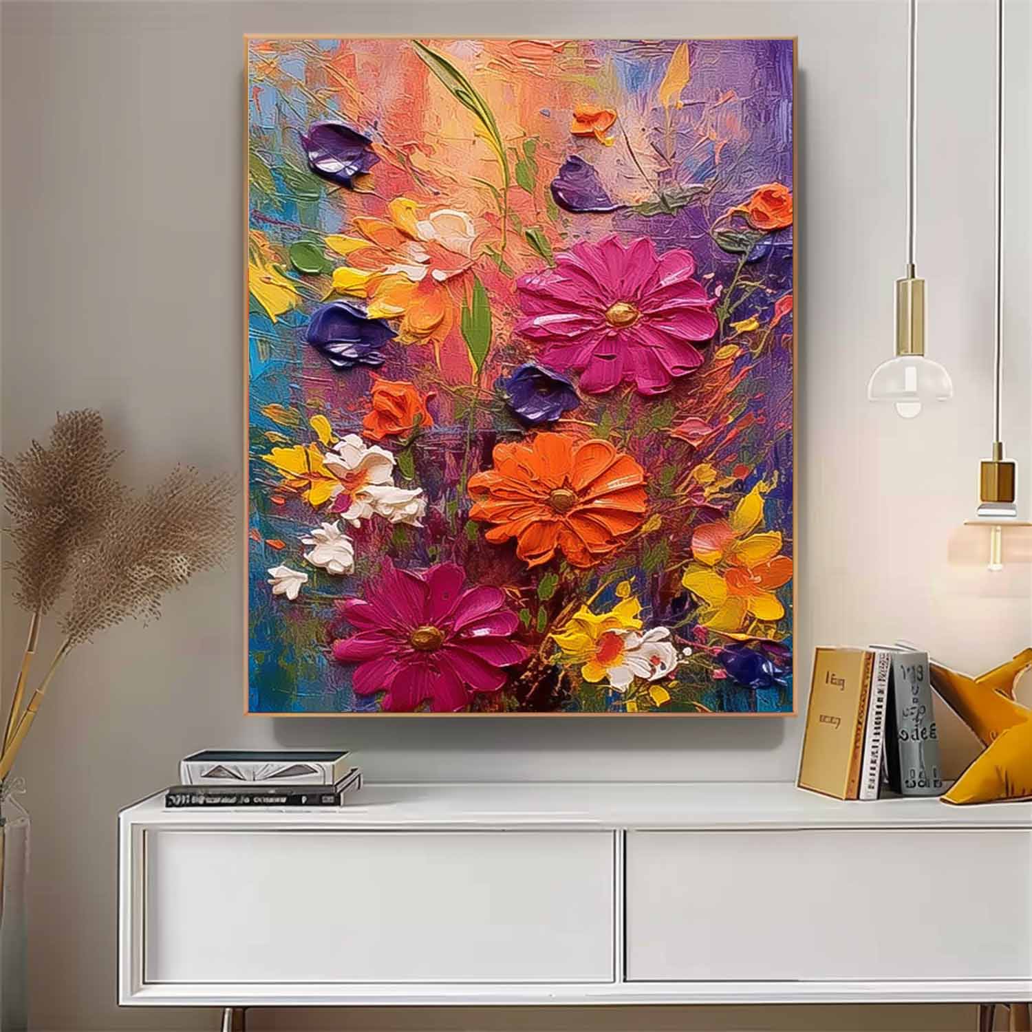 Flower Canvas Art FL158 - Neutralighting