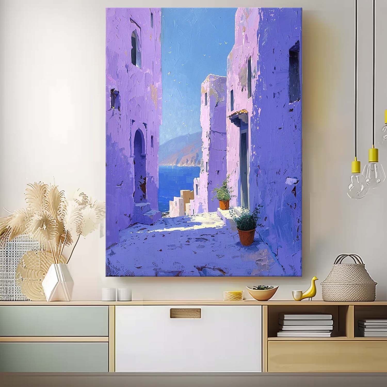 Wall Art Impasto Architecture Impressionist
