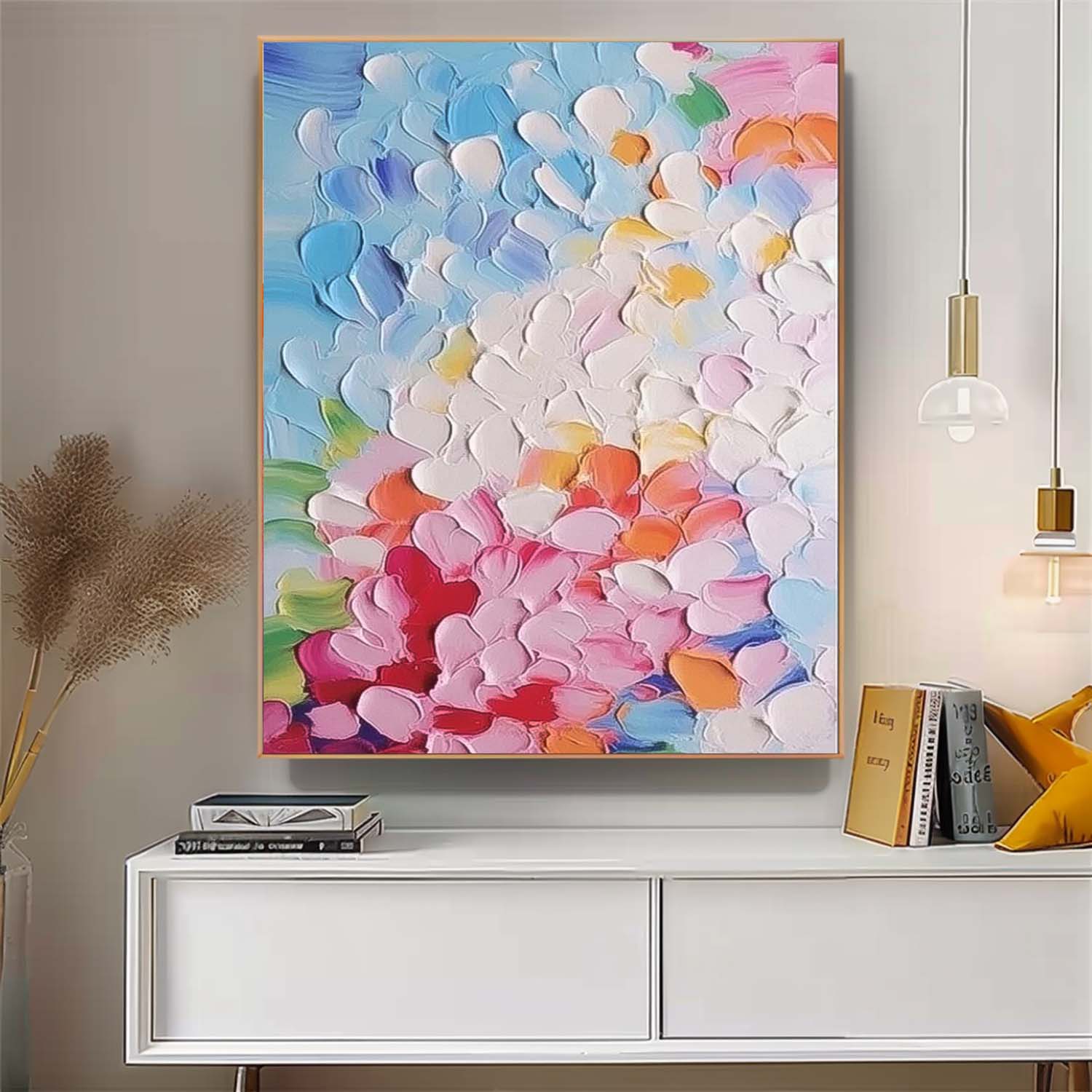 Abstract Canvas Art AB565 - Neutralighting