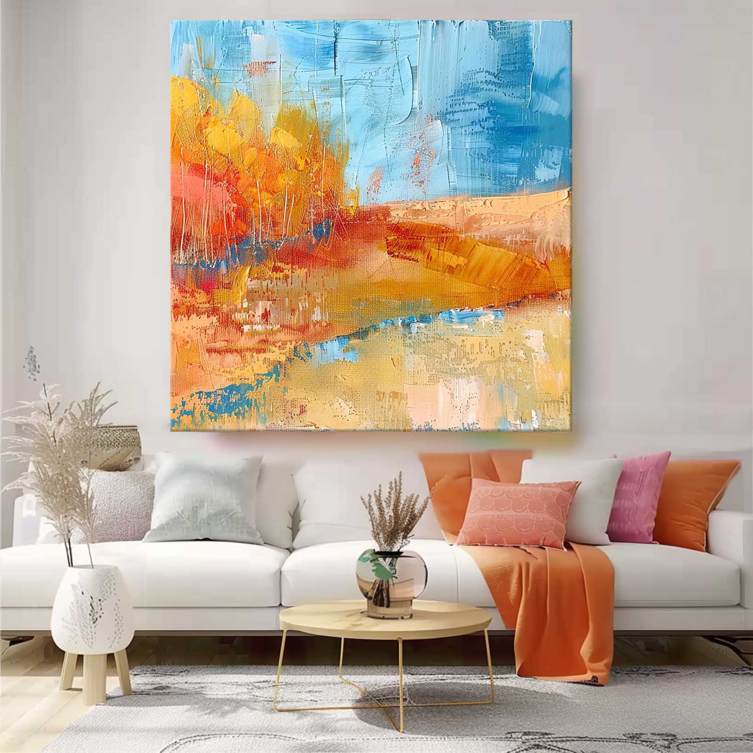 Wall Art Contemporary Abstract Expressionist Autumn
