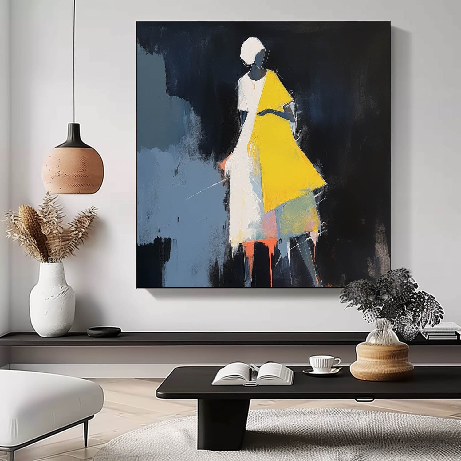 Wall Art People Modern Abstract Painterly