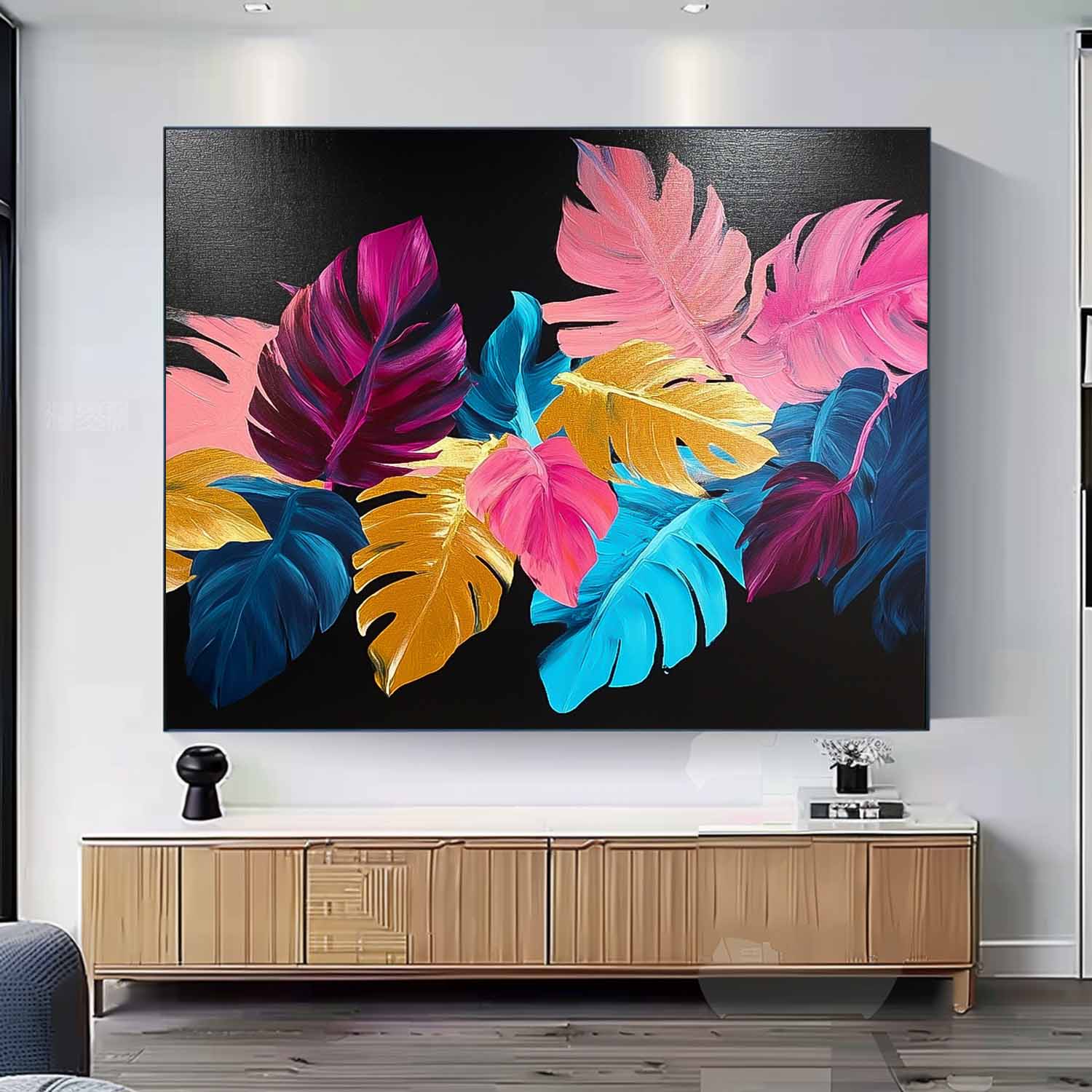 Wall Art Flower Leaf Branch Artistic