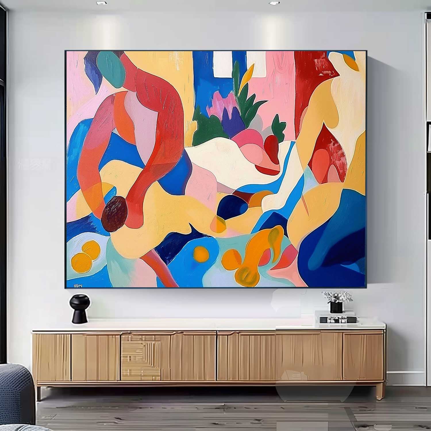 Wall Art Modern Abstract Vibrant Artistic