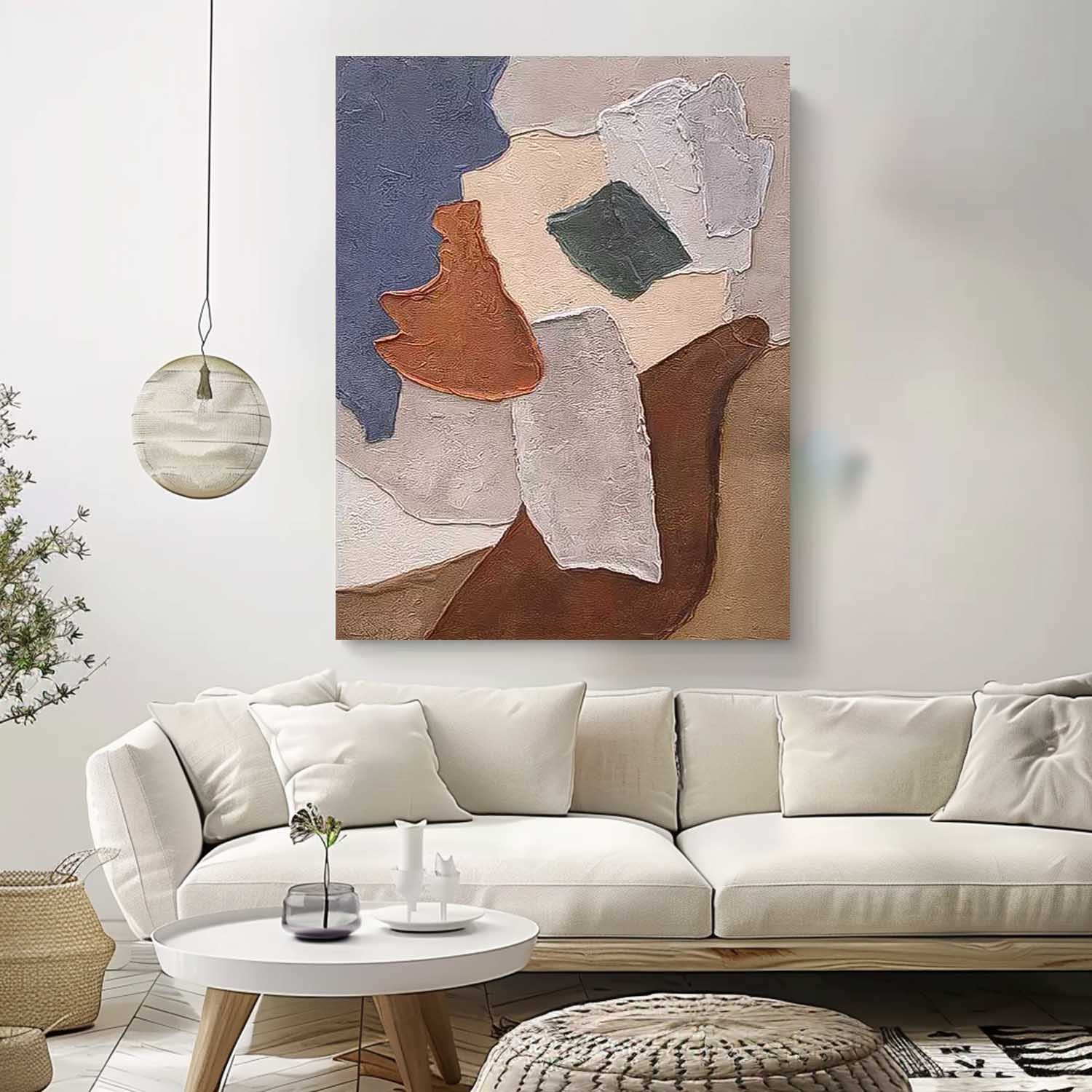 Abstract Canvas Art AB543 - Neutralighting