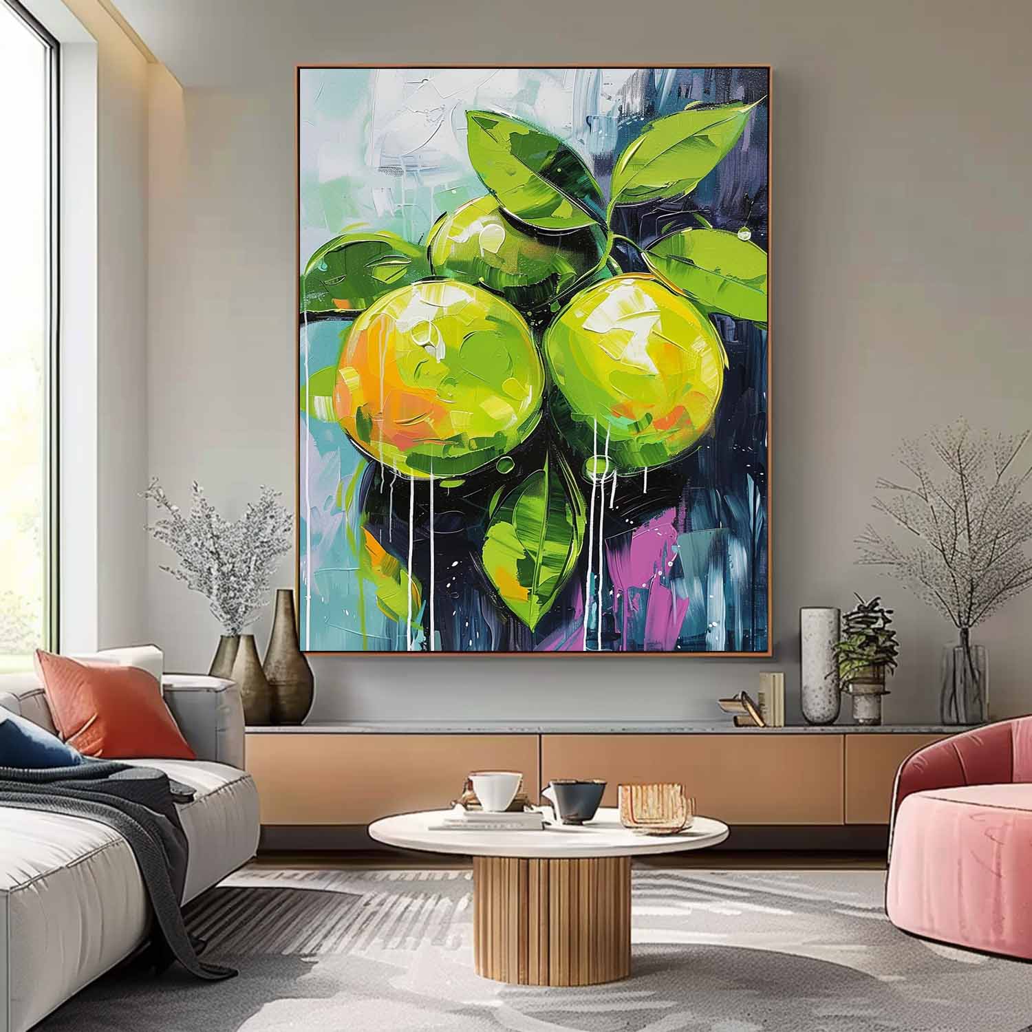 Wall Art Abstract Painterly Whimsical Fantasy