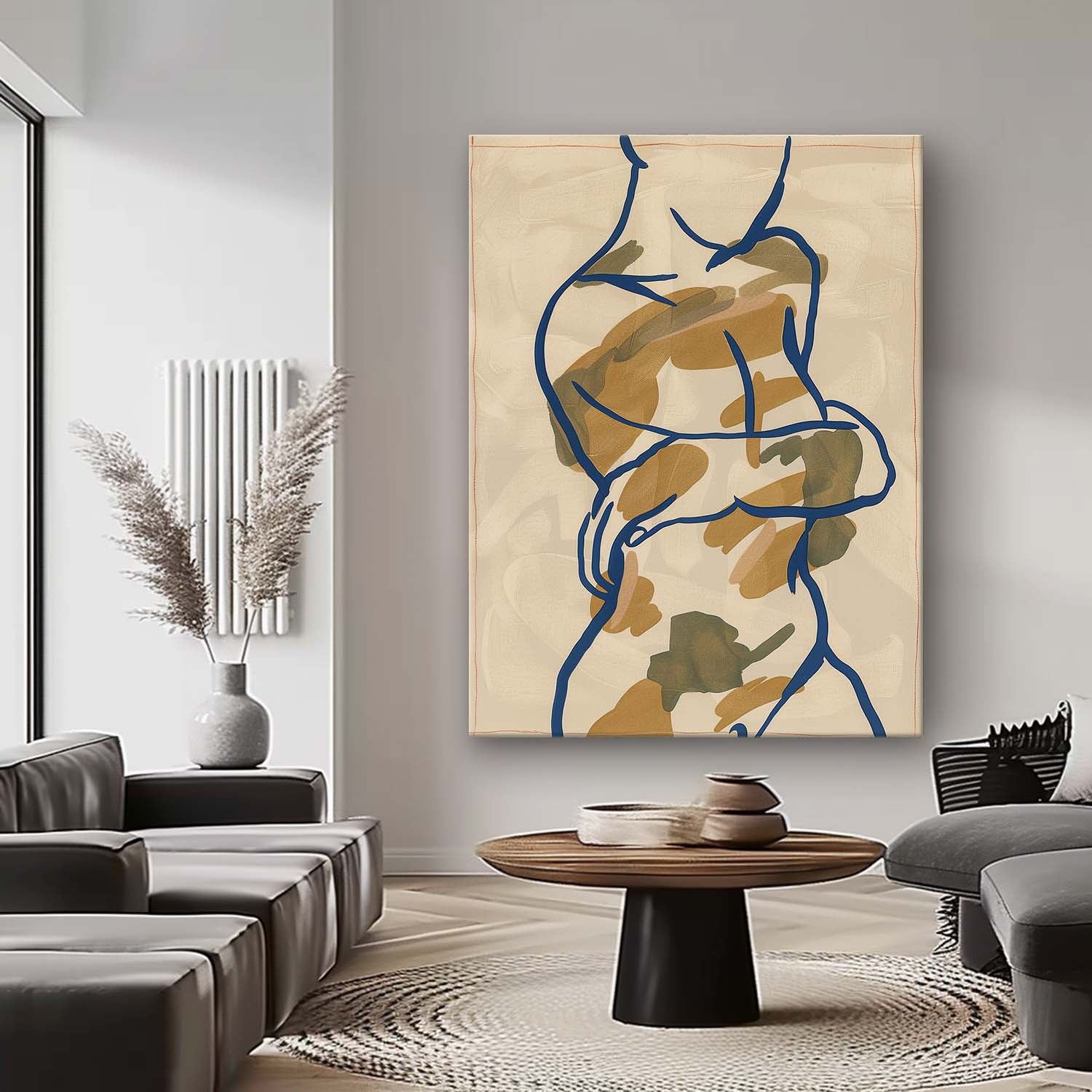 Wall Art Abstract People Contemporary Playful