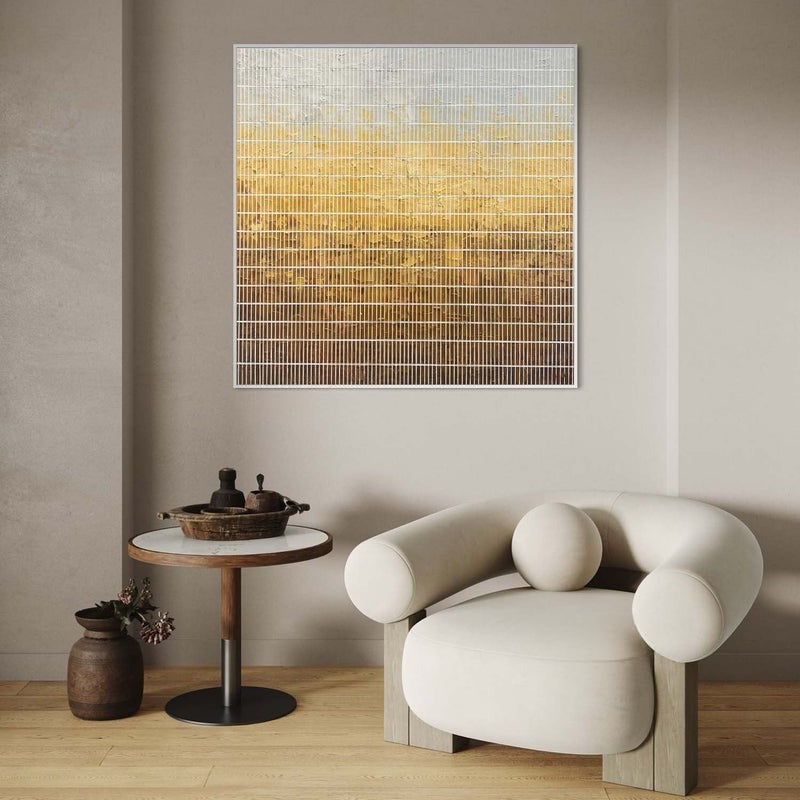 Wall Art Gradient Brown Field Harvest Nature