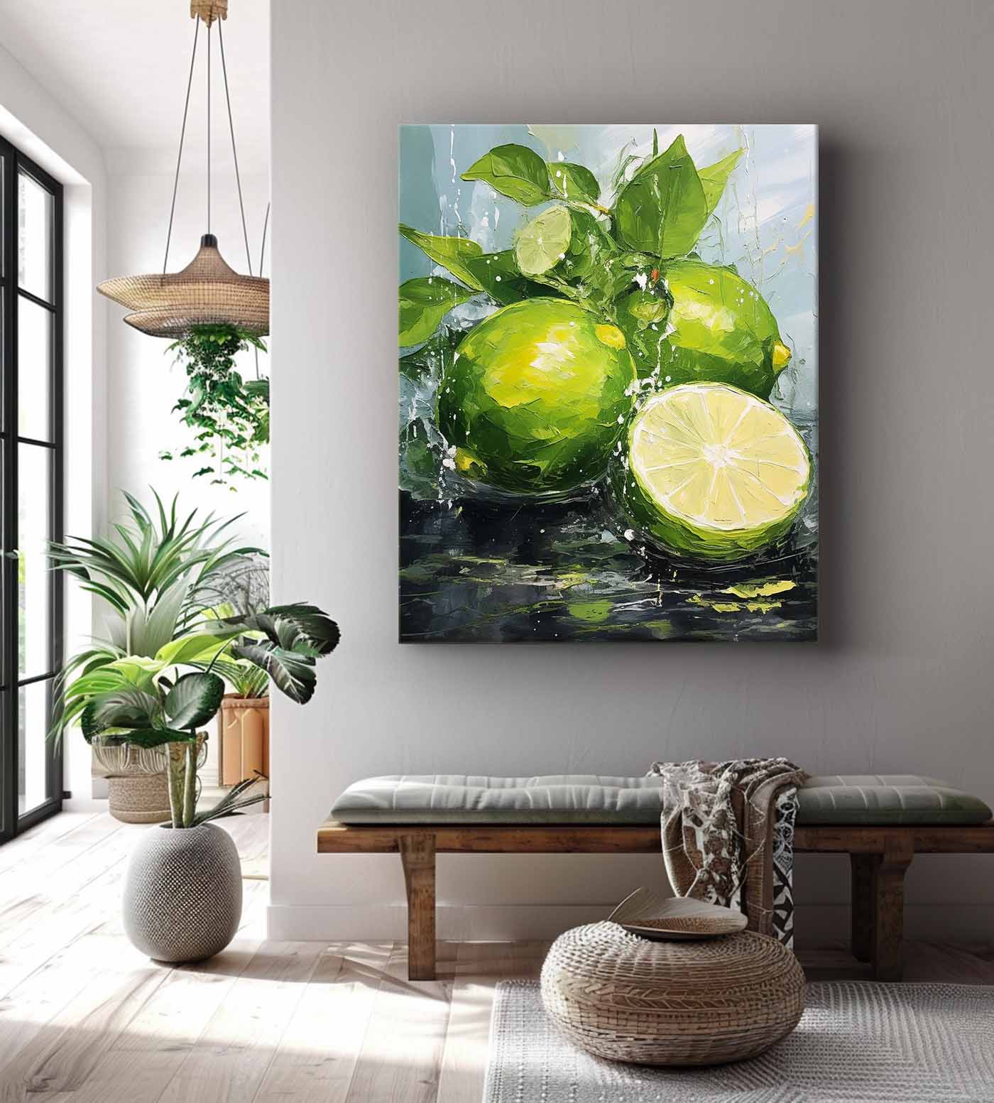 Abstract Canvas Art AB589 - Neutralighting