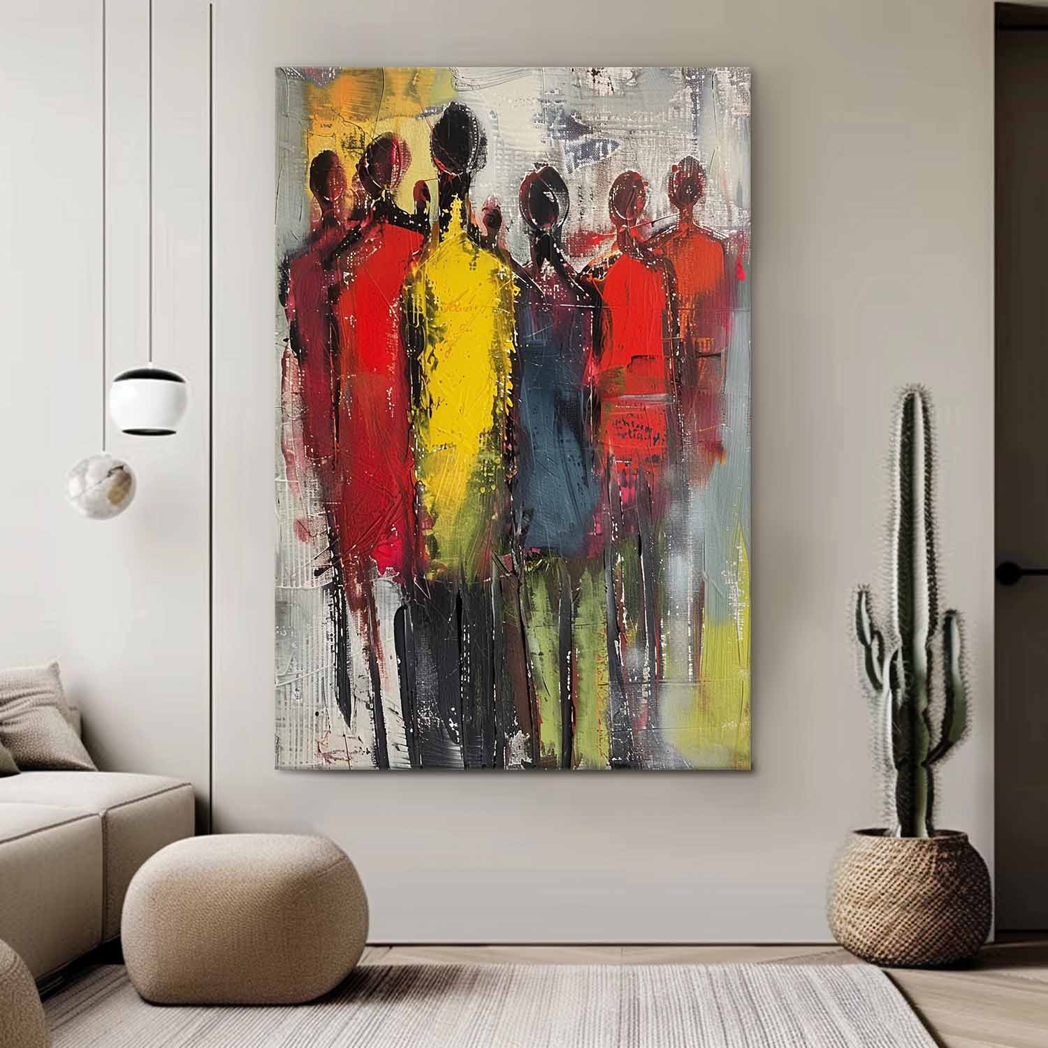 Wall Art People Artistic Expressionist Modern