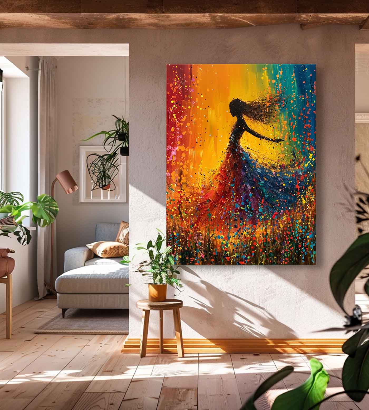 Wall Art People Painterly Dynamic Dance