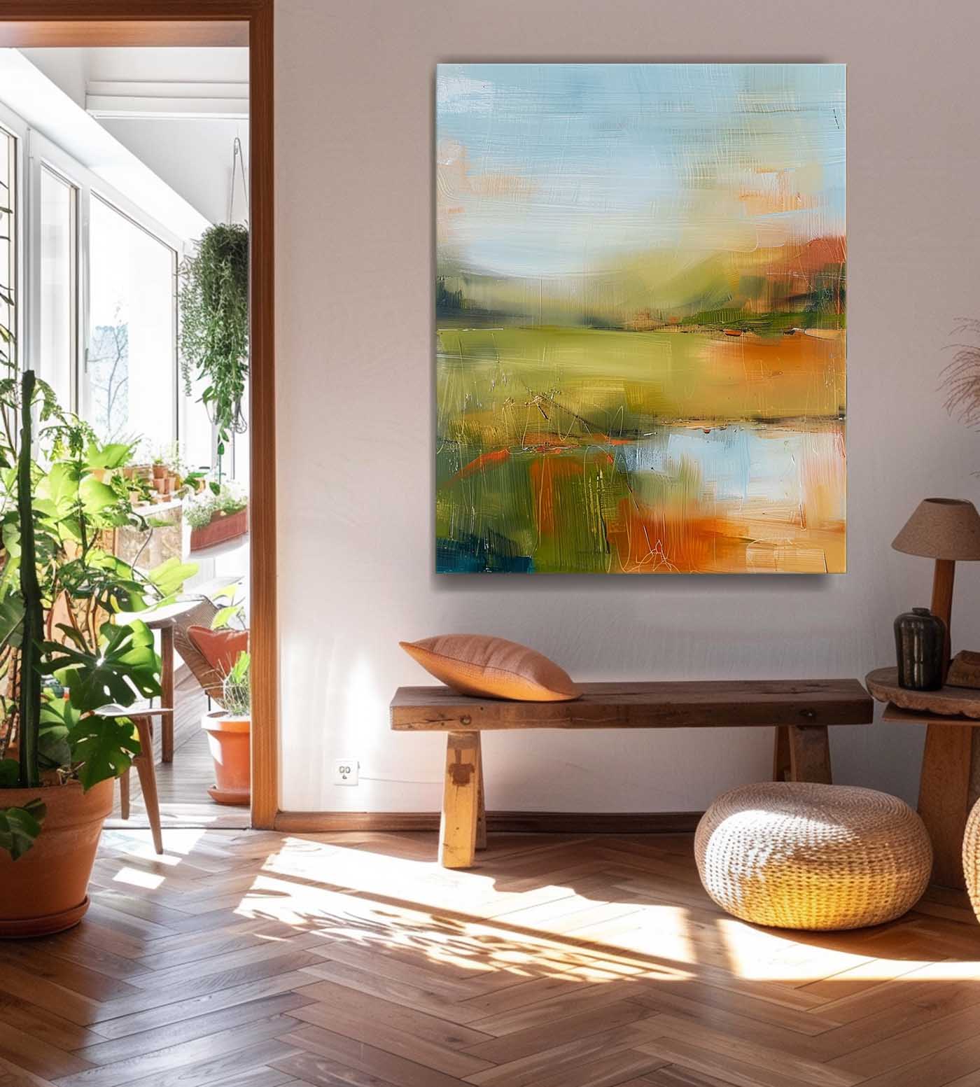 Wall Art Abstract Scandinavian Healing Natural