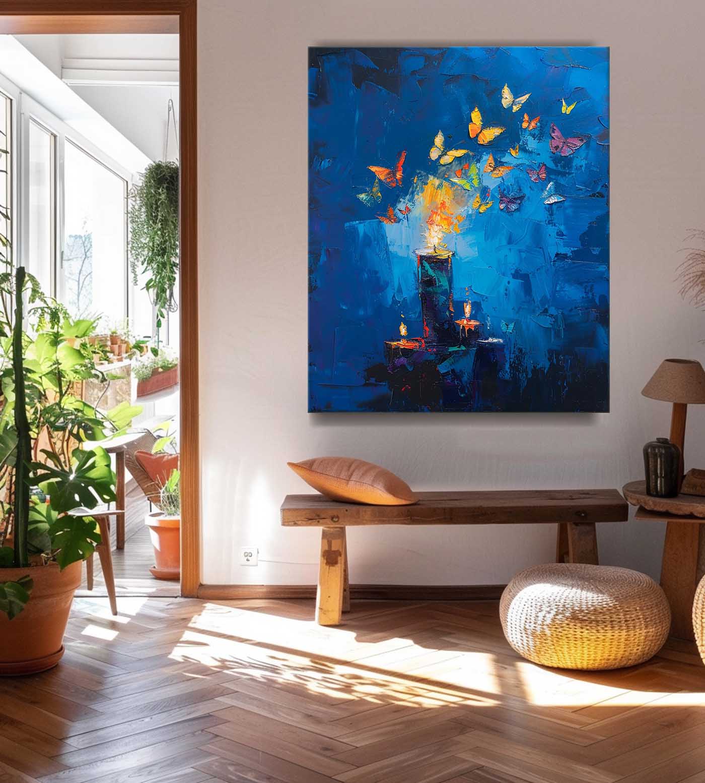 Wall Art Abstract Butterflies Magical Enchanting