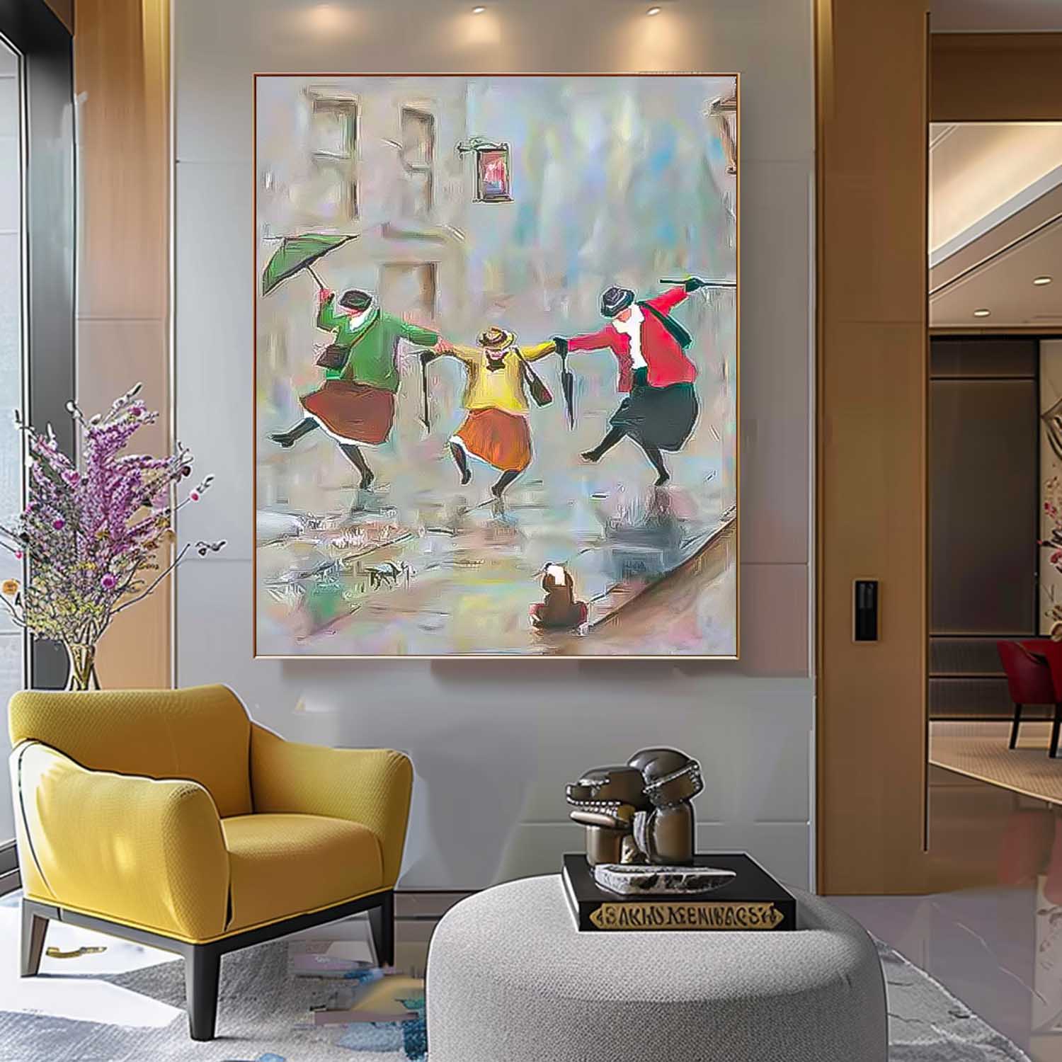 Wall Art People Impressionist Modern Painterly