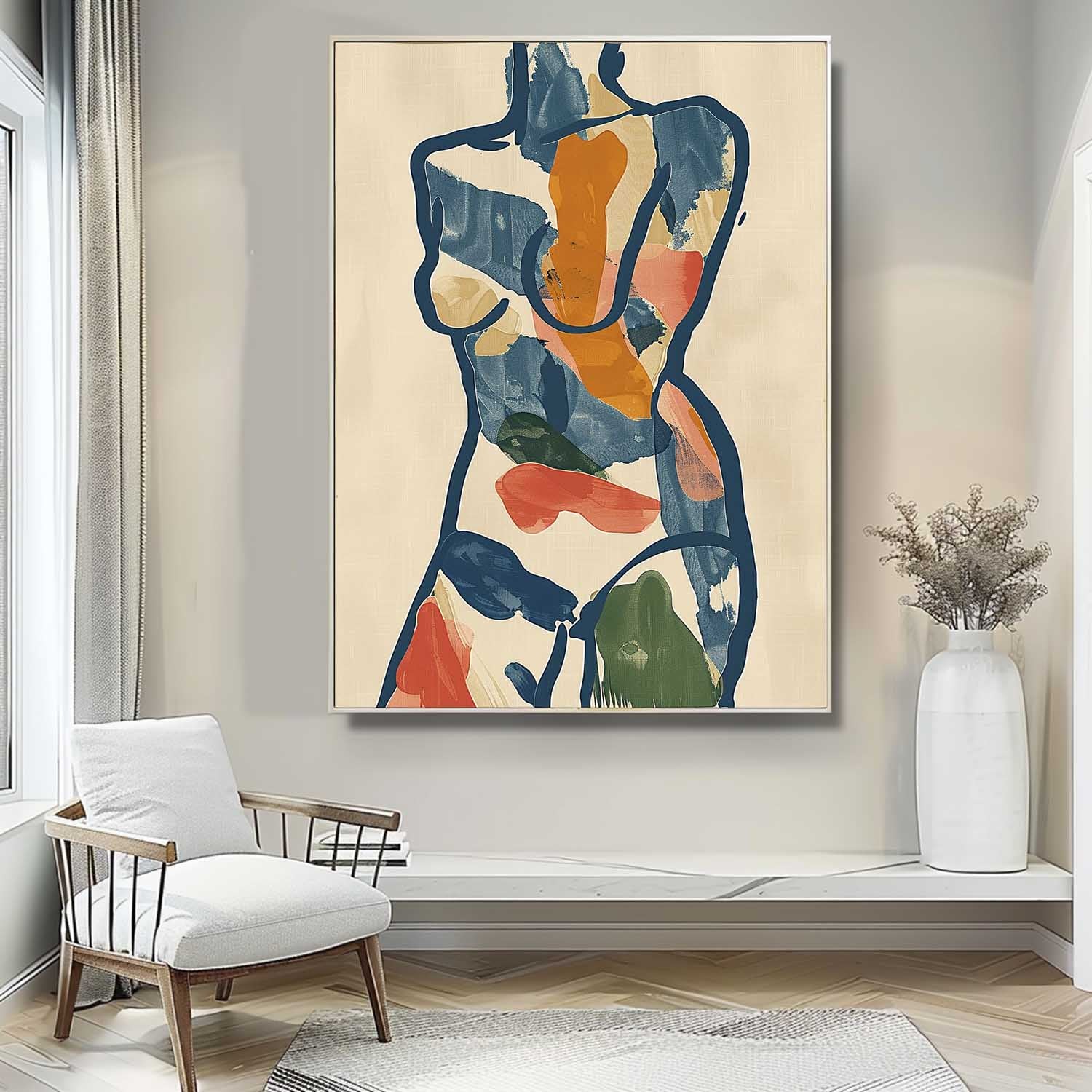 Wall Art People Matte Earthy Understated Bold