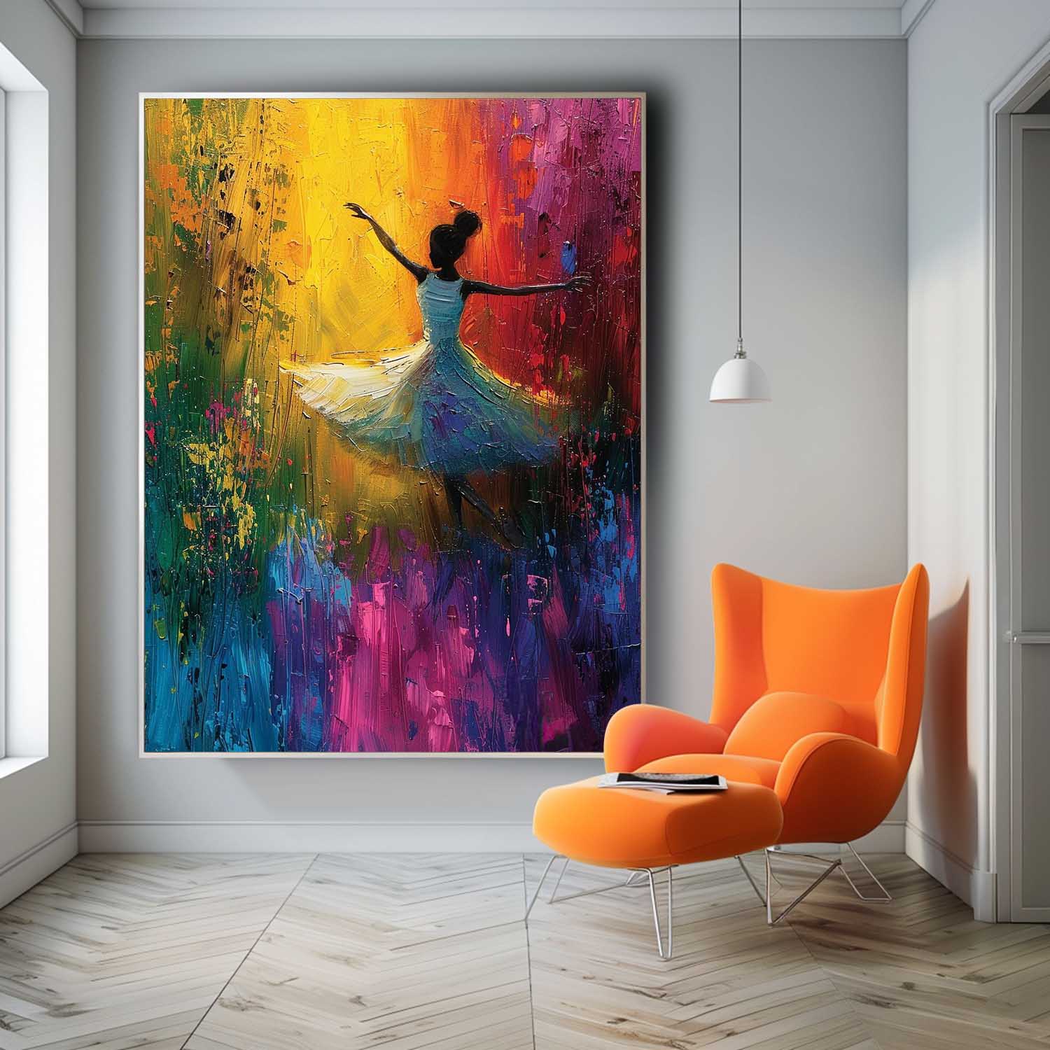 Wall Art Impasto Expressionist Figurative