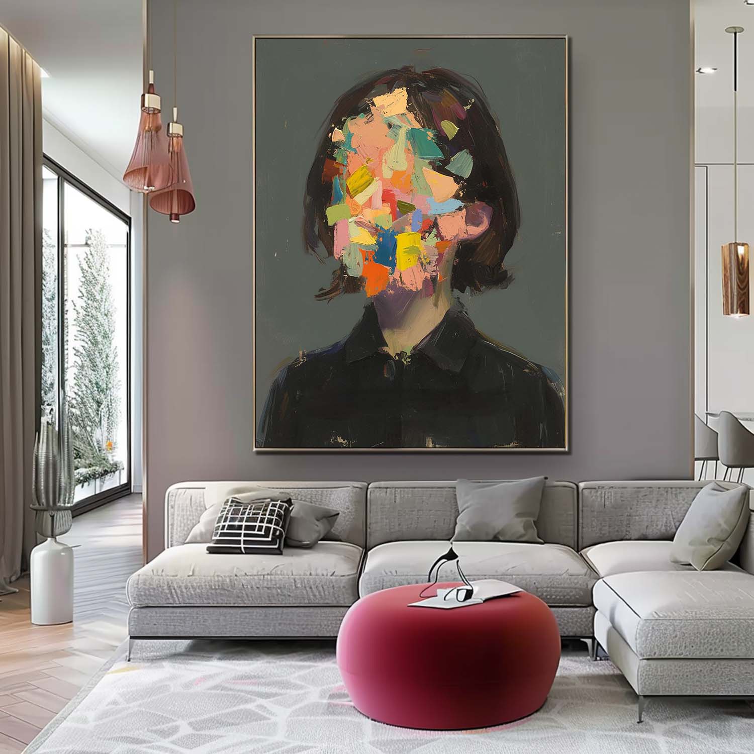 Wall Art People Expressive Modern Abstract