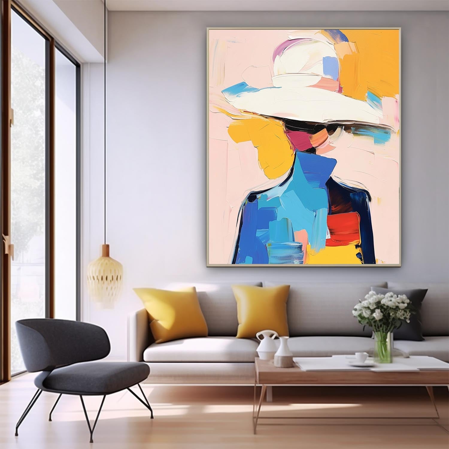 Wall Art Expressive People Modern Abstract