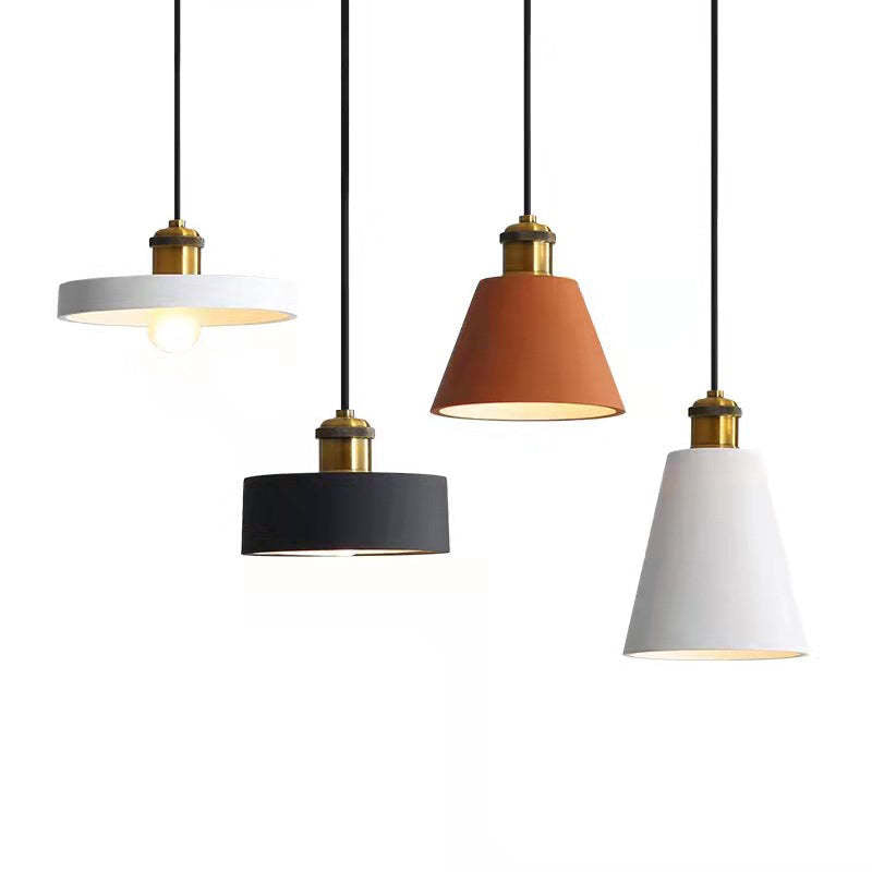 Aria Art Deco Minimalist Monochrome Pendant Light - Neutralighting