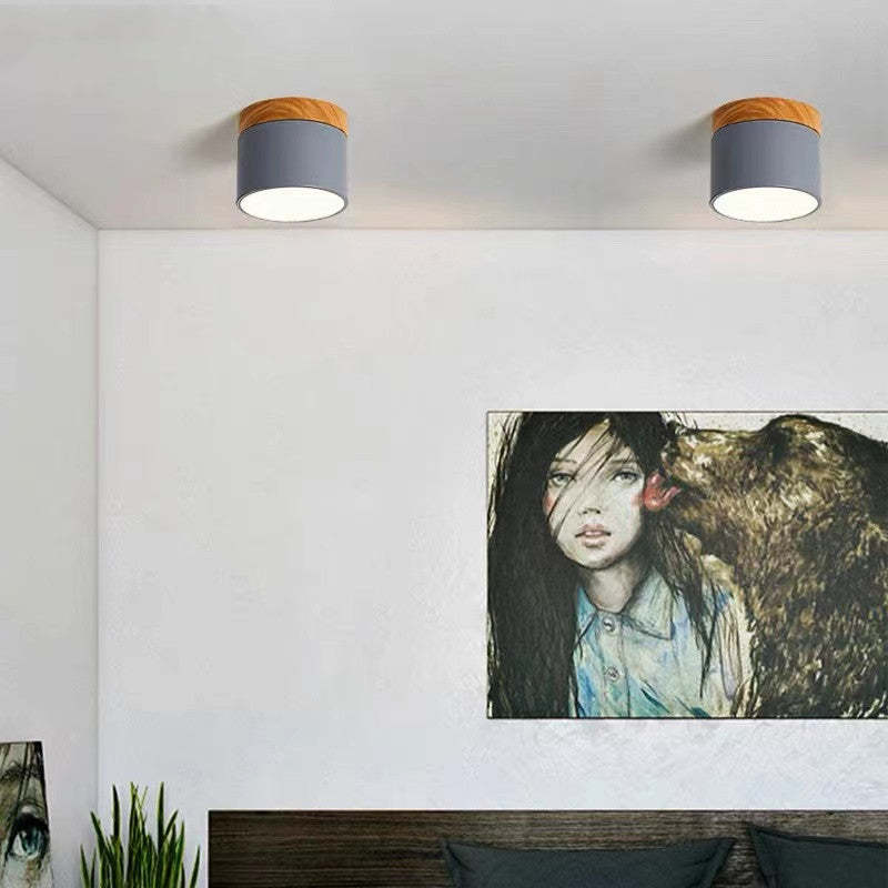 Jojo Cylindrical Flush Mount Ceiling Light - Neutralighting
