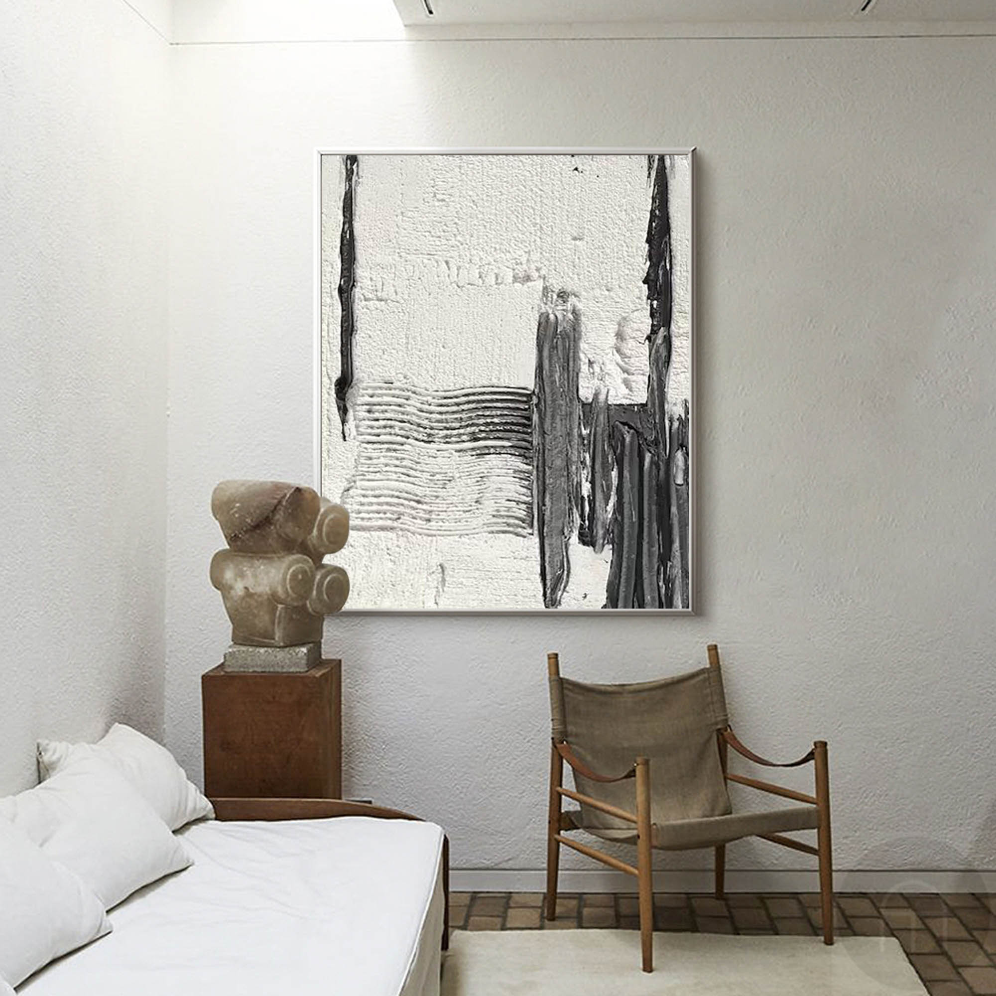 Textured Canvas Art Minimalist Painting