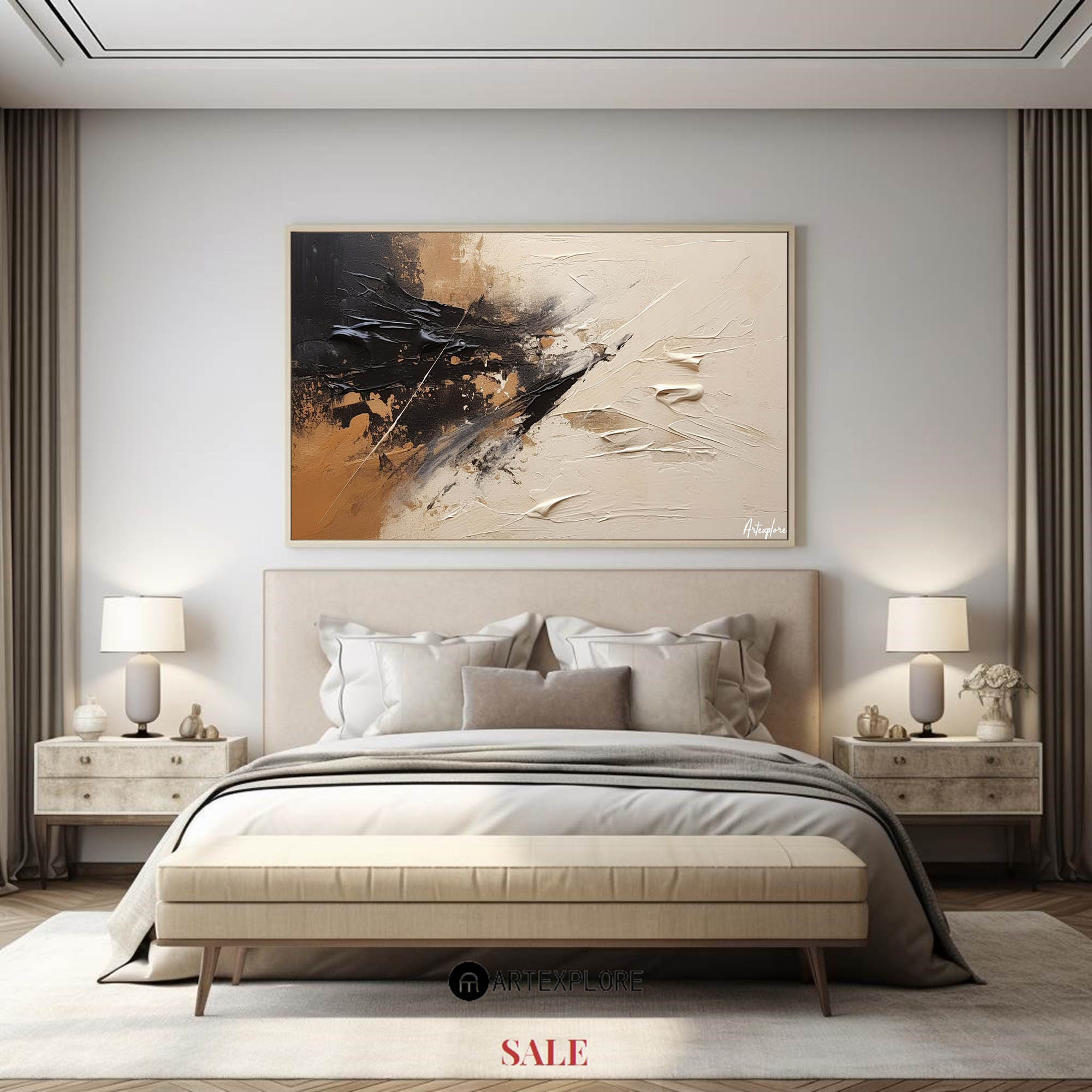 Modern Abstract Art ABAP42 - Neutralighting