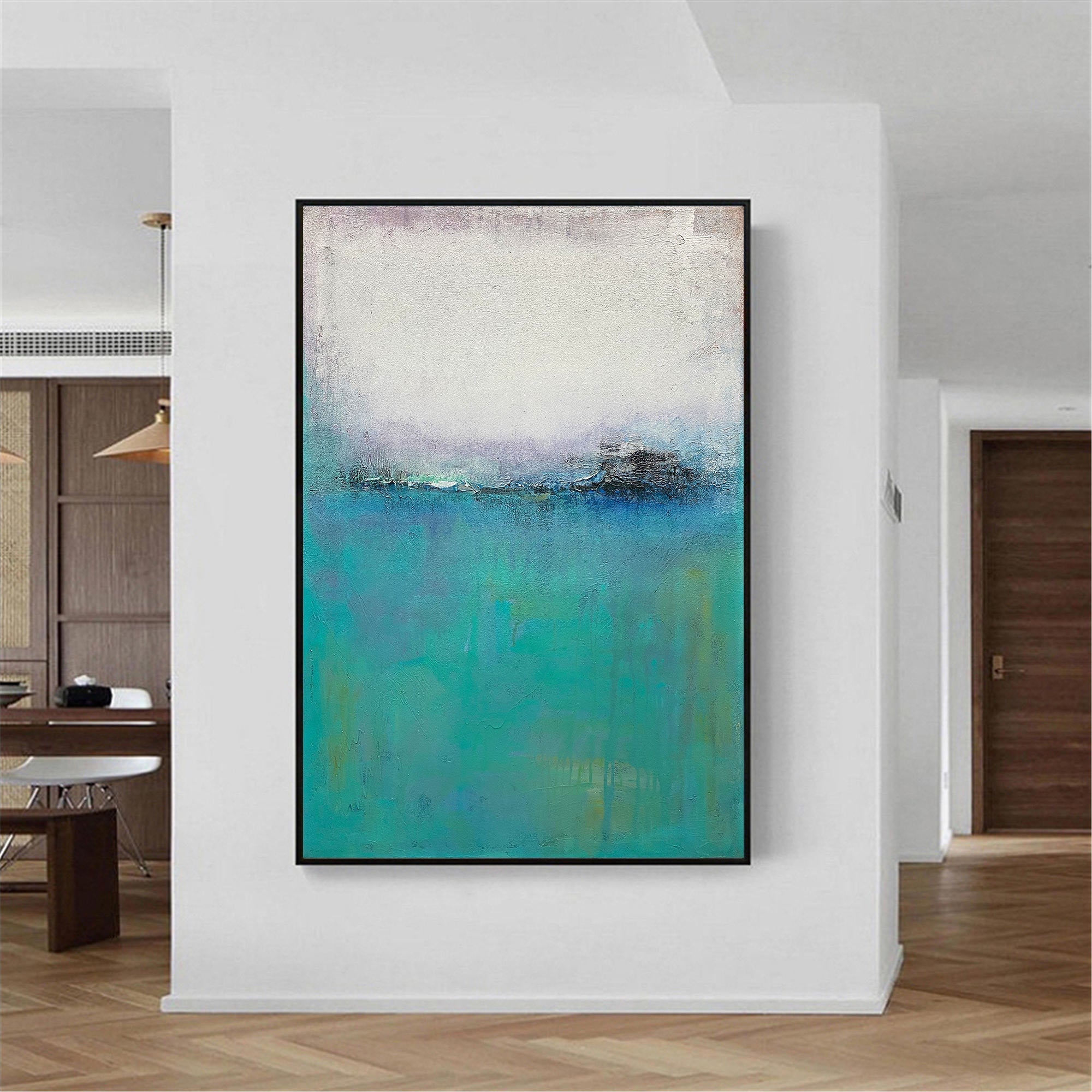Blue Minimalist Painting ABAV166 - Neutralighting
