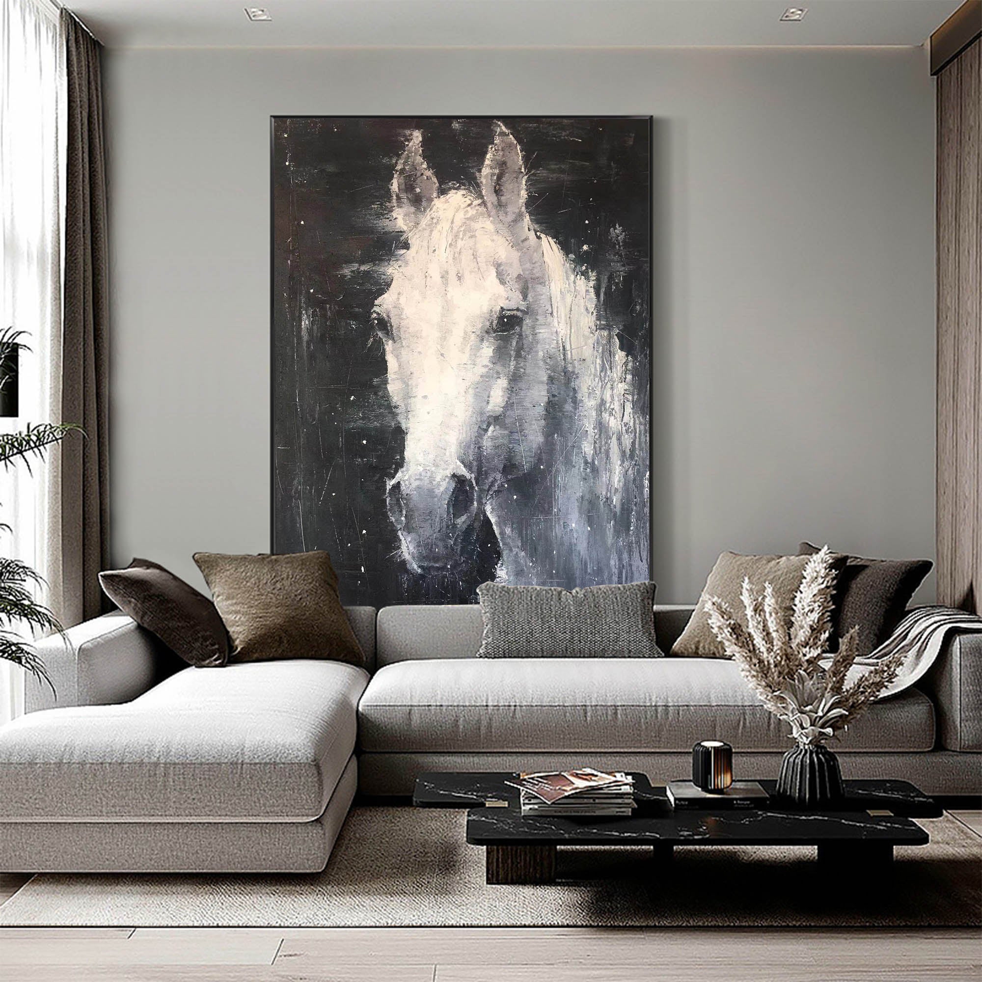 White Horse Painting ANH39 - Neutralighting