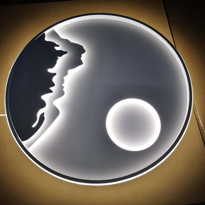 Arisha Mountain View Flush Mount Ceiling Light - Neutralighting