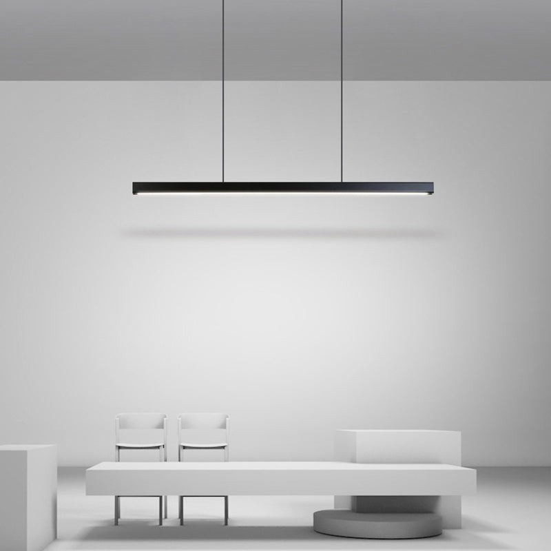 Orva Minimalist Classic Black & White Linear Pendant Light - Neutralighting