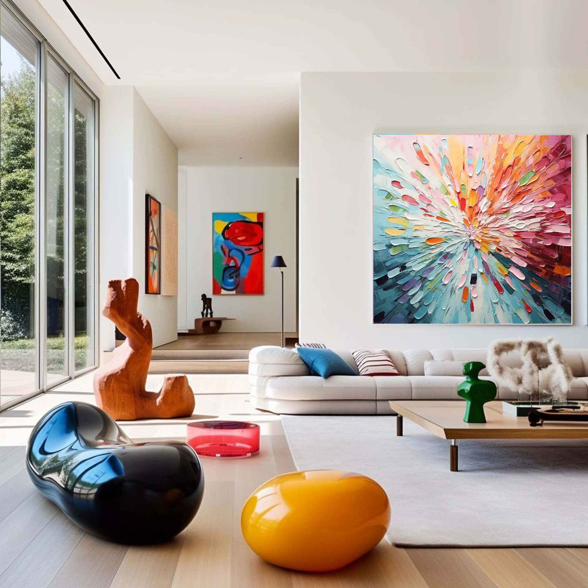 Abstract Canvas Art #AB277 - Neutralighting