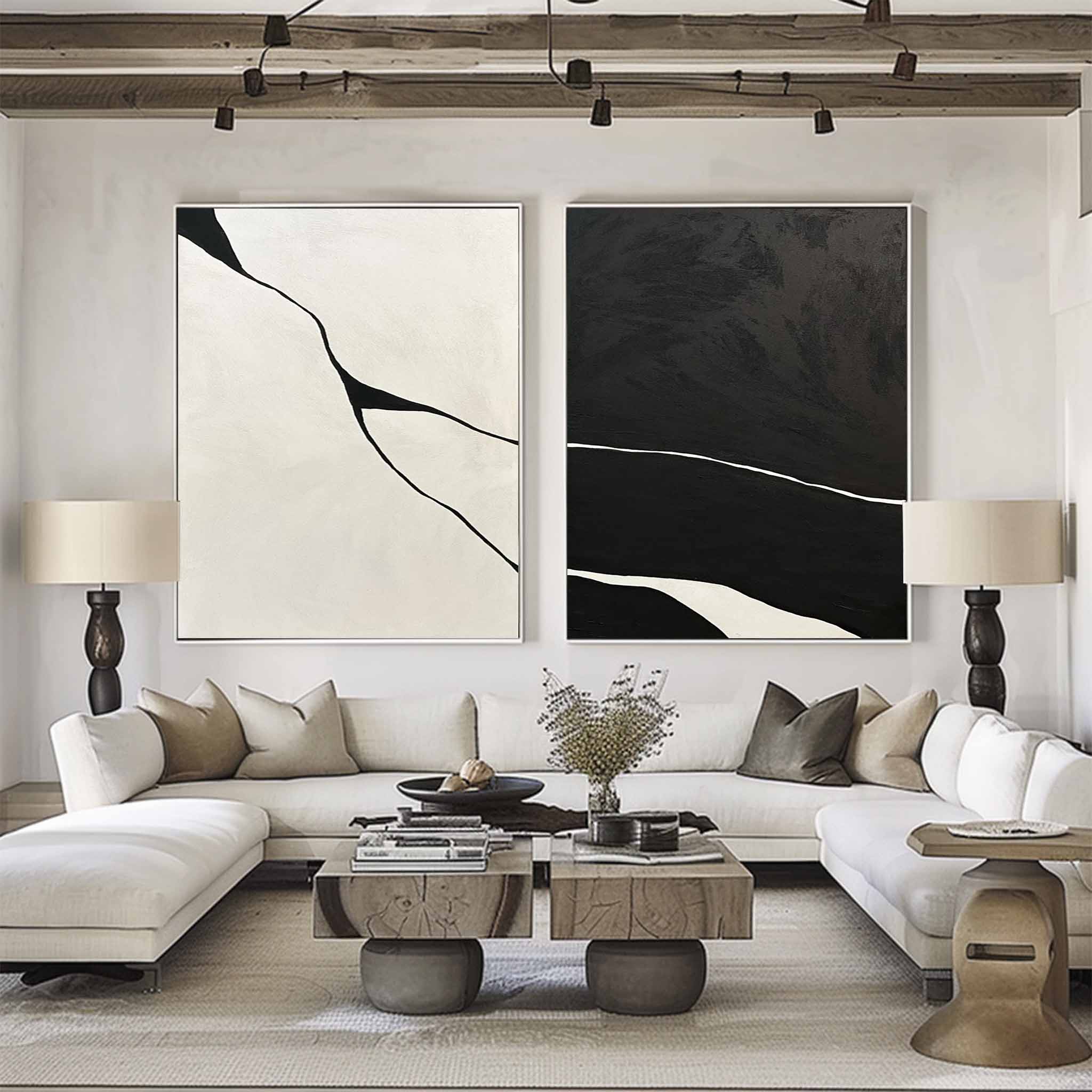 Set of 2 Abstract Art