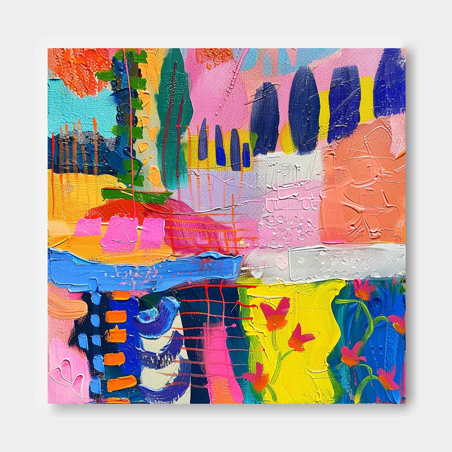 Wall Art Abstract Playful Artistic Atmosphere