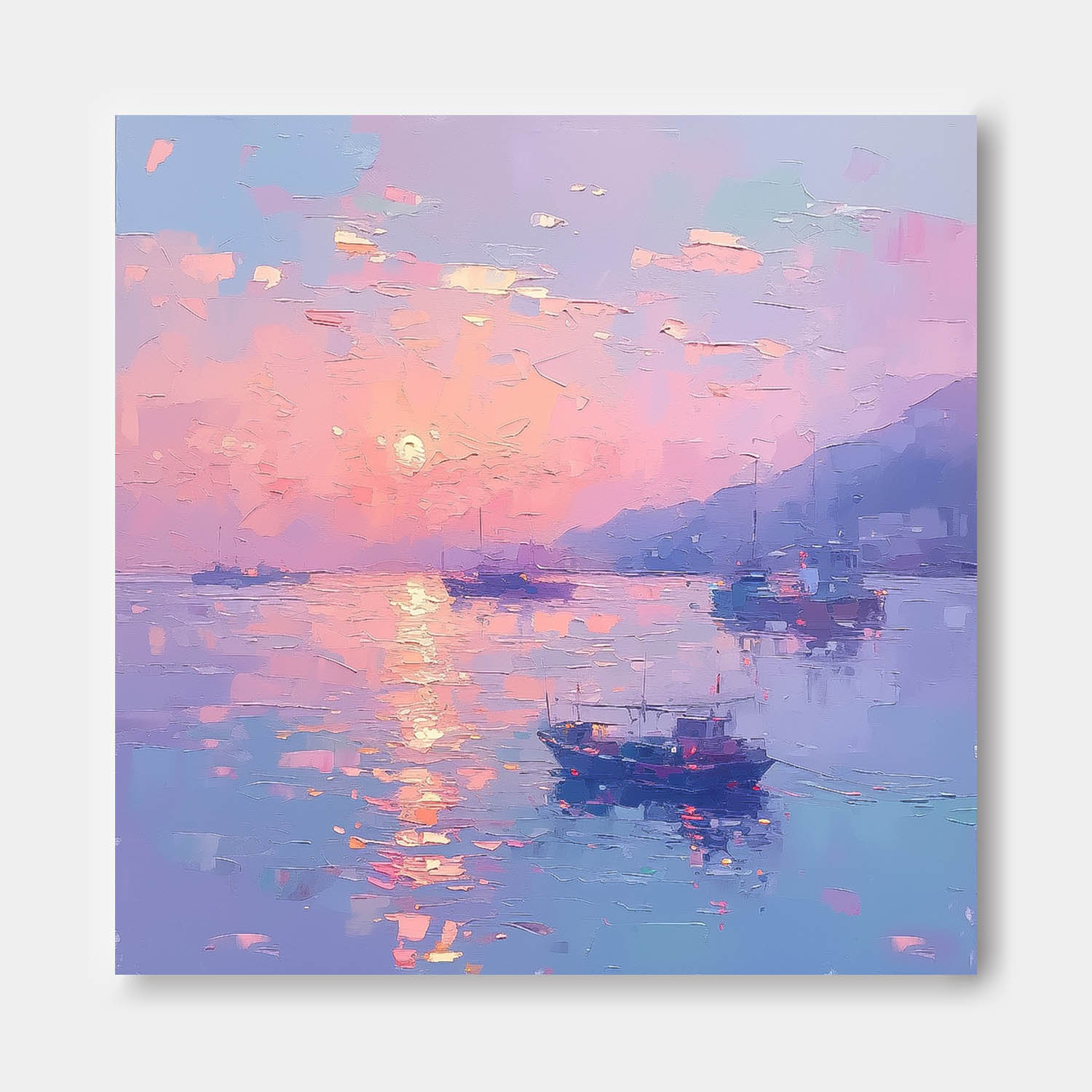Wall Art Impasto Landscape Expressionist Modern