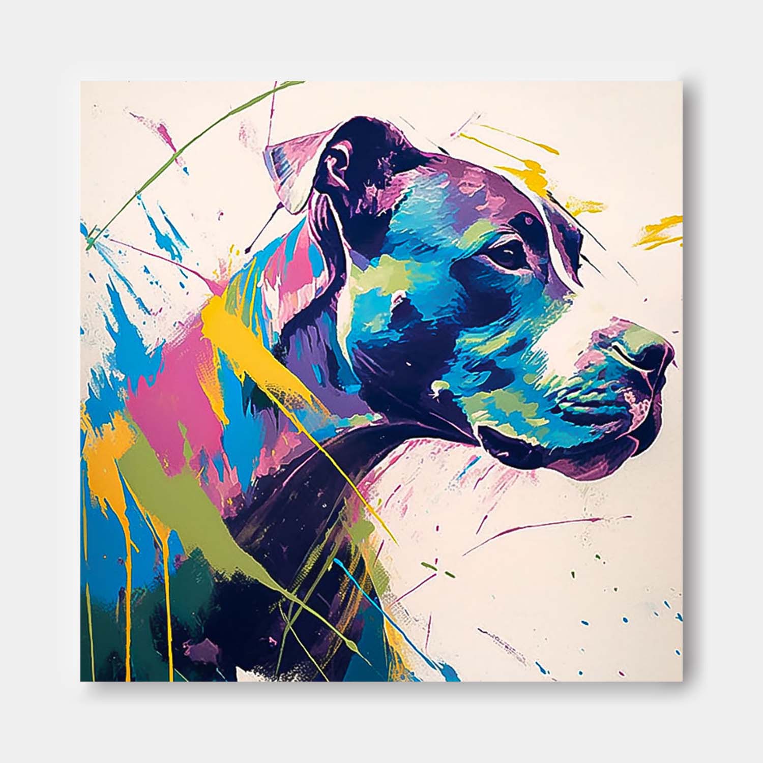 Wall Art Animal Contemporary Abstract Expressionist
