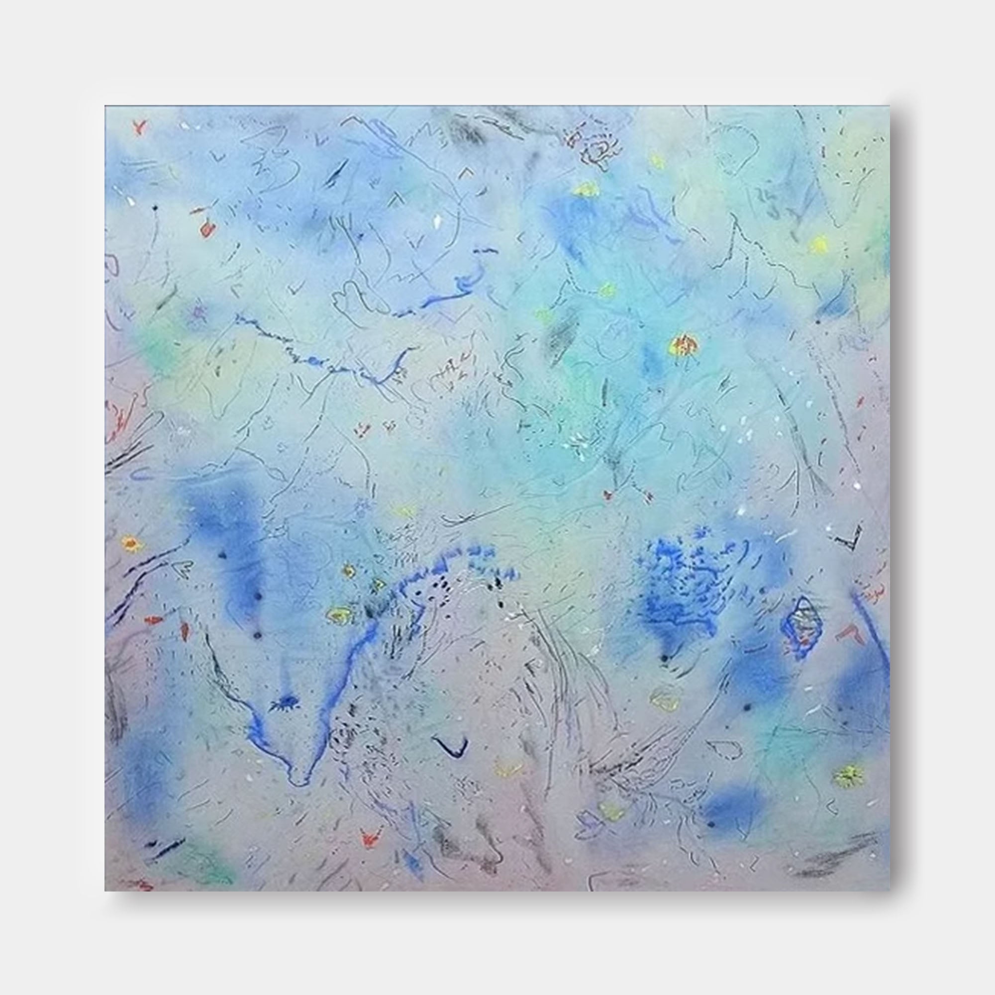 Wall Art Abstract Modern Color Gradient