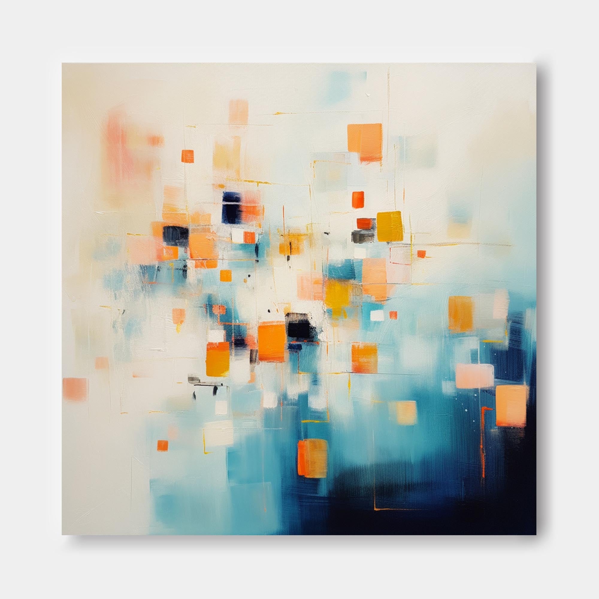 Abstract Canvas Art AB219 - Neutralighting