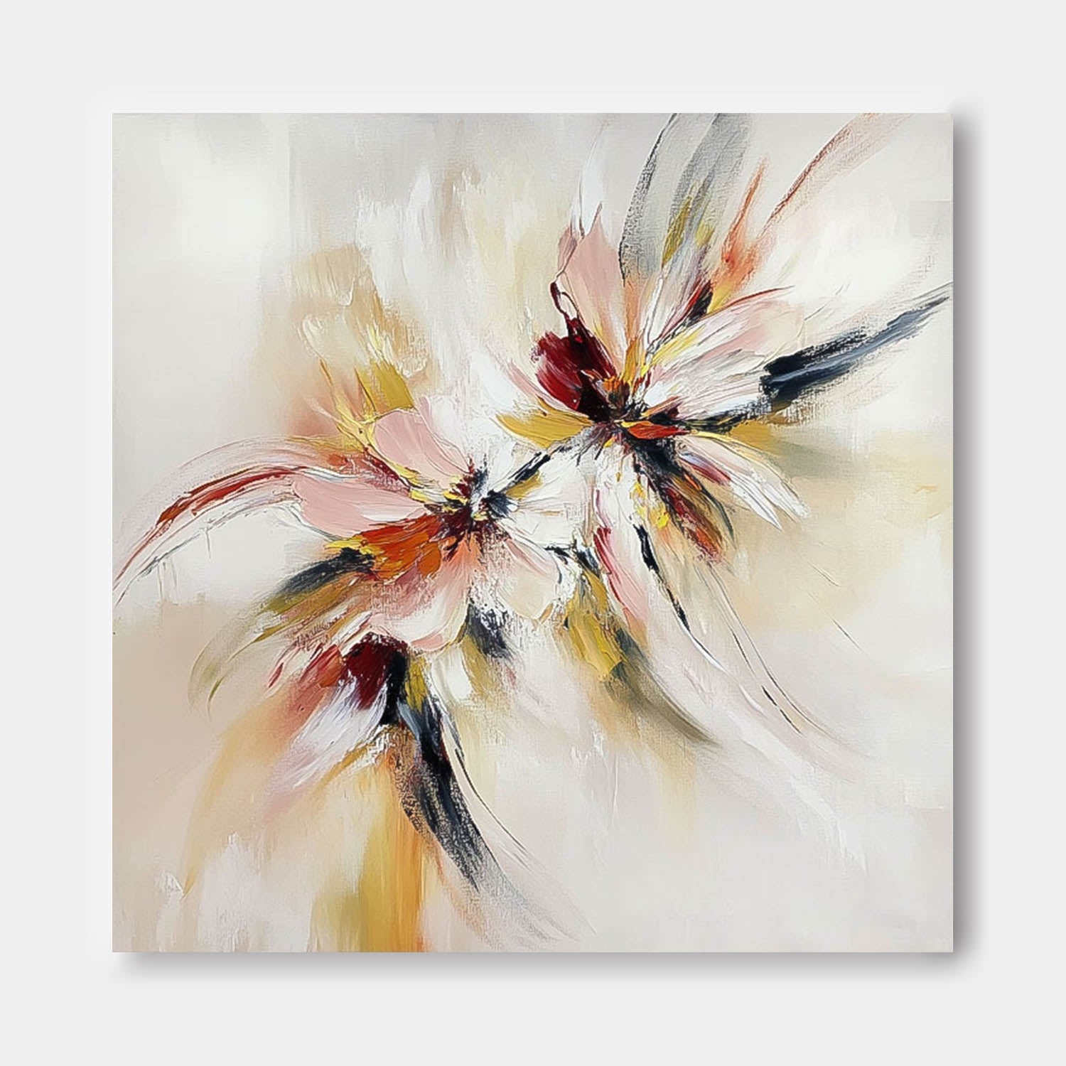 Wall Art Abstract Expressionist Dynamic Burst