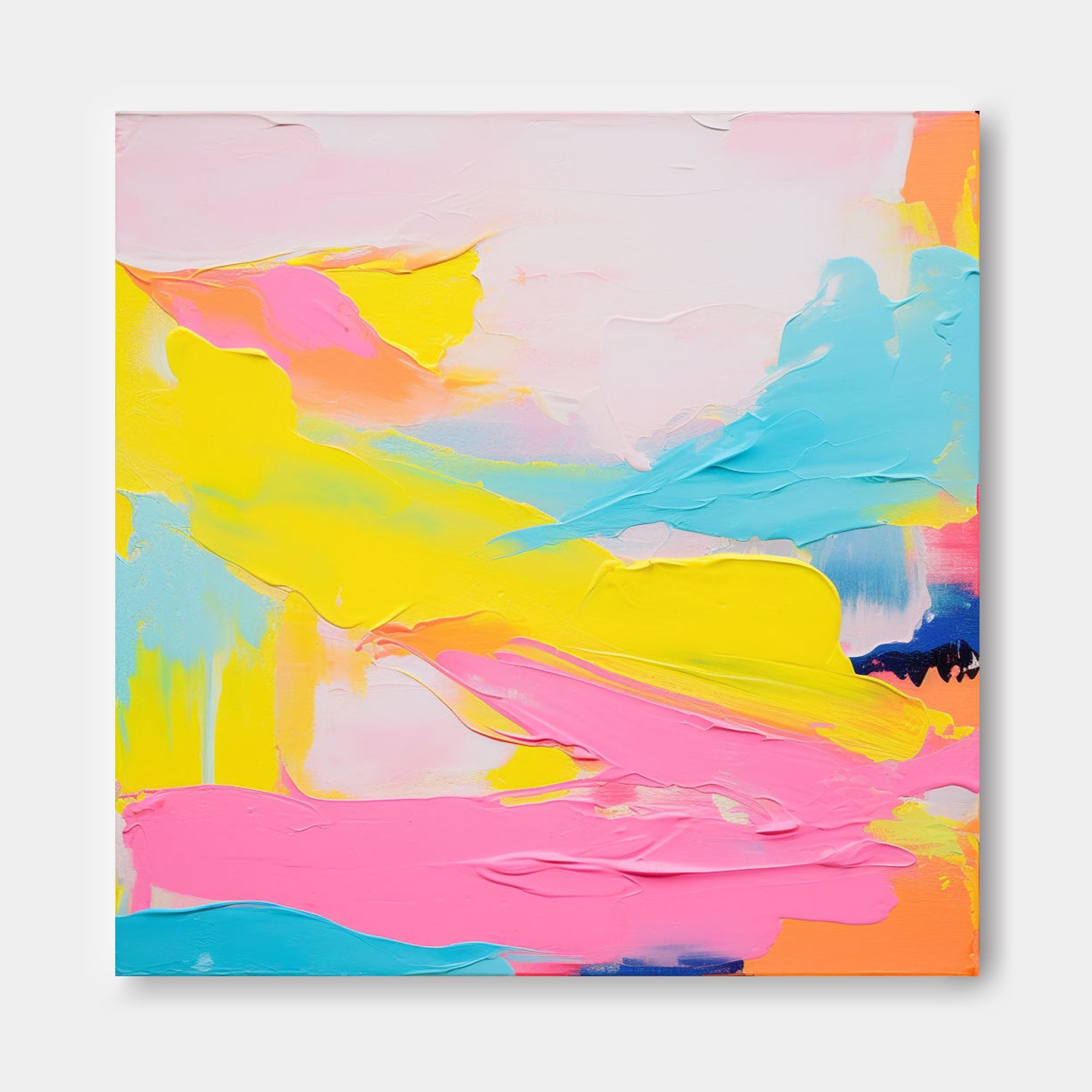Wall Art Abstract Playful Energetic Summer