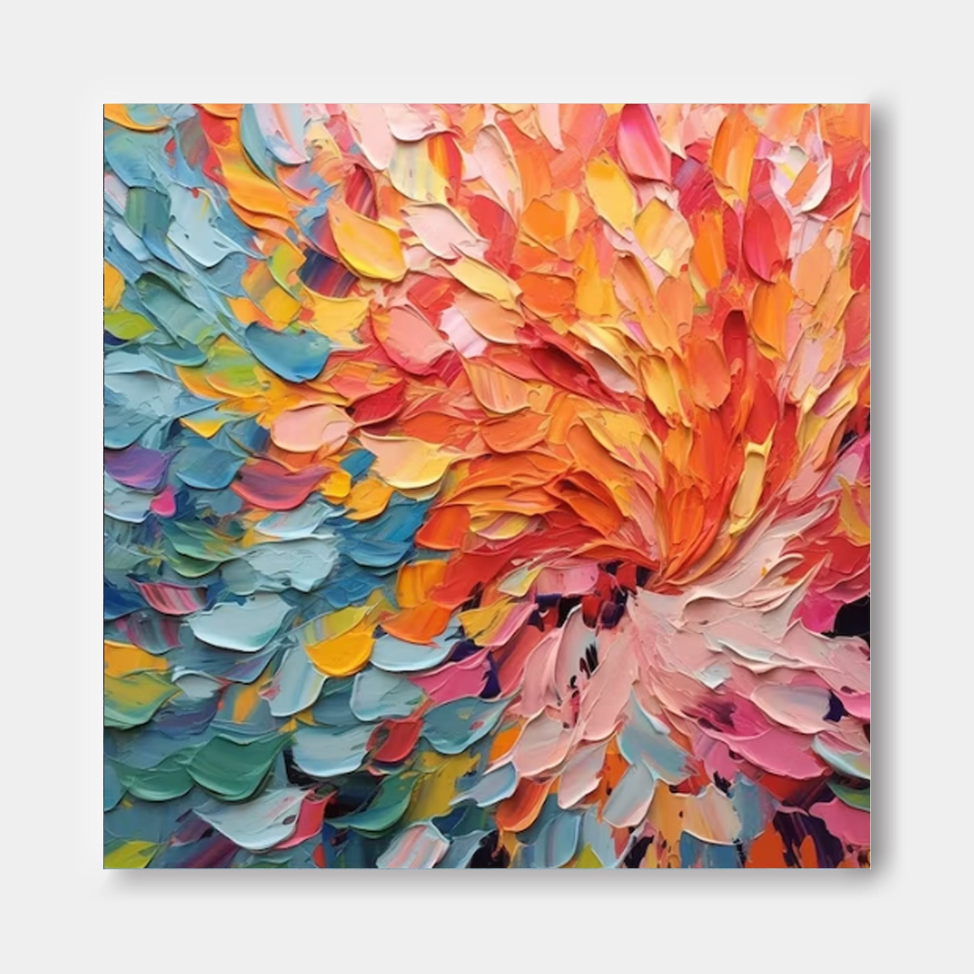 Wall Art Abstract Vibrant Dynamic