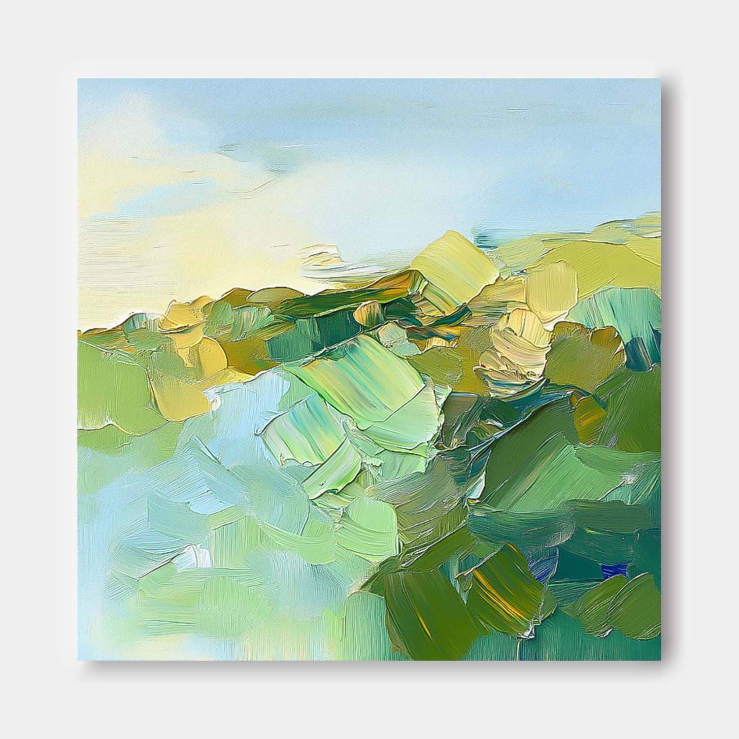 Wall Art Abstract Dynamic Brushstroke Elegant