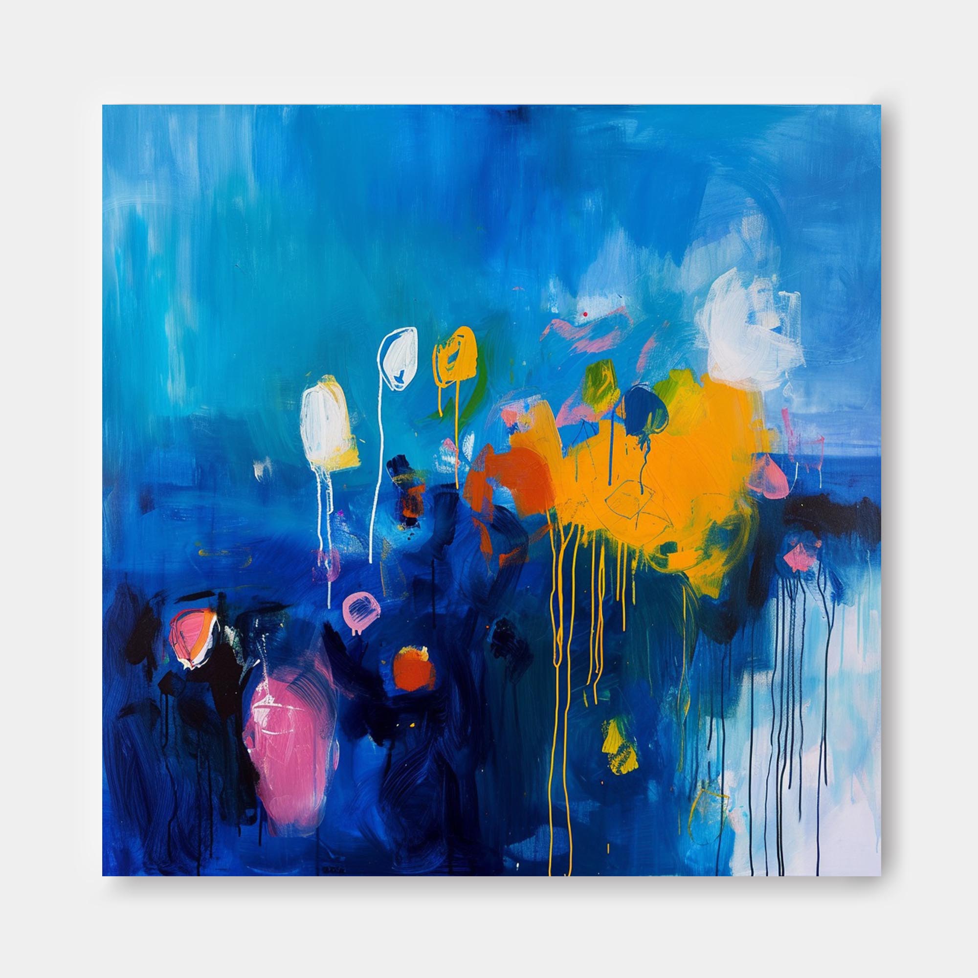 Wall Art Abstract Serene Calm Coastal Atmosphere