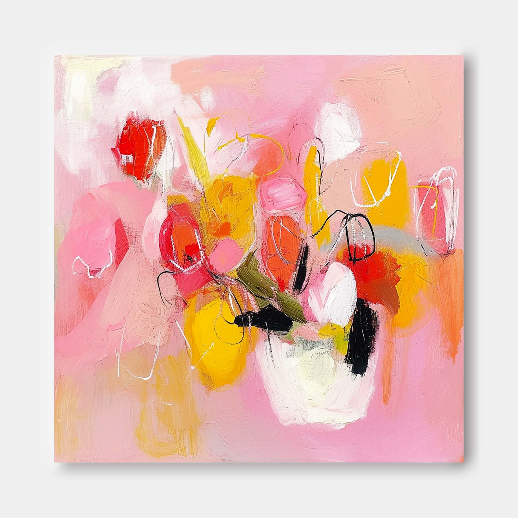 Abstract Canvas Art AB381 - Neutralighting