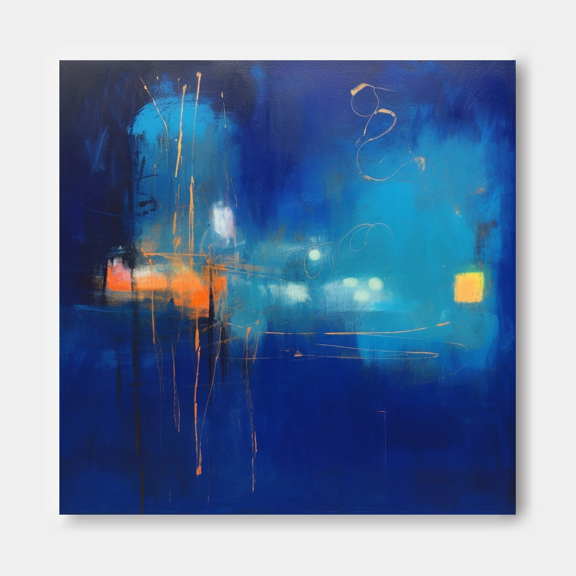 Abstract Canvas Art AB209 - Neutralighting