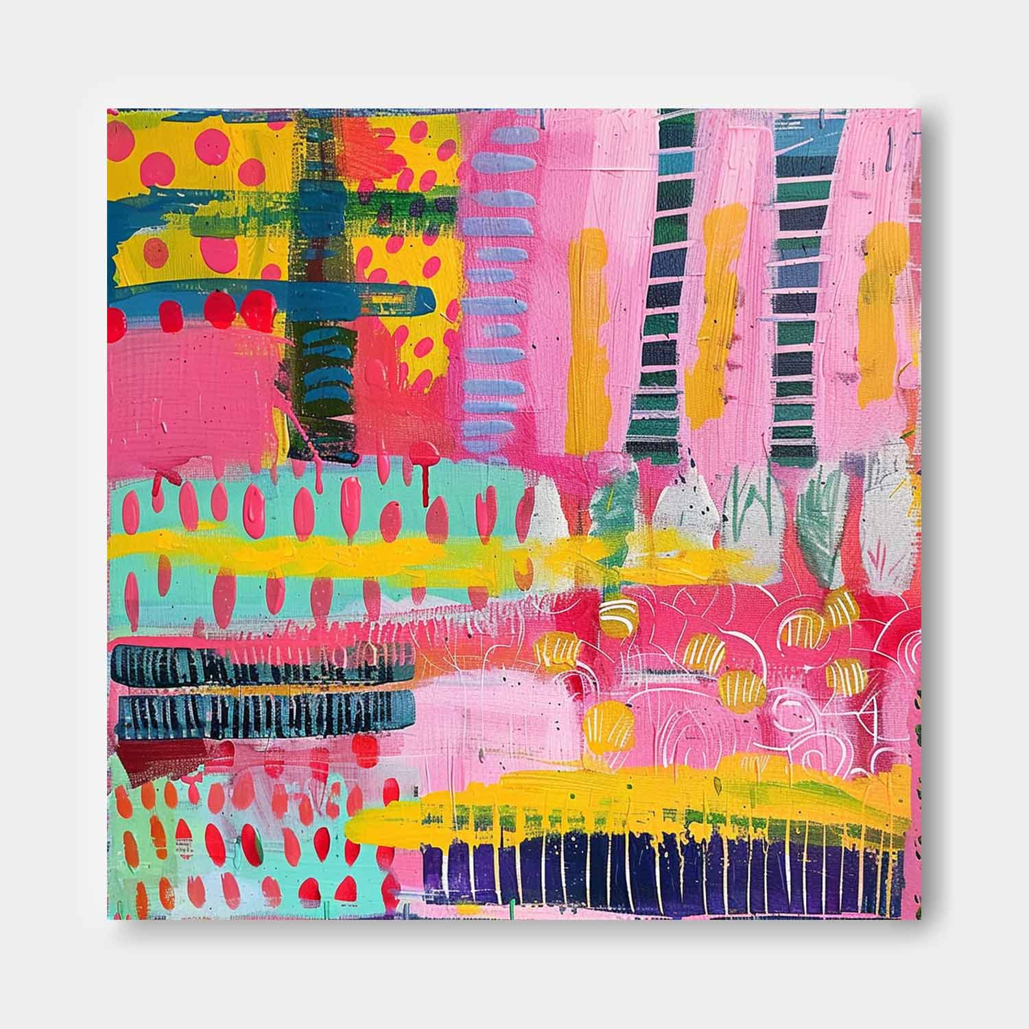 Wall Art Abstract Contemporary Graphic Bold
