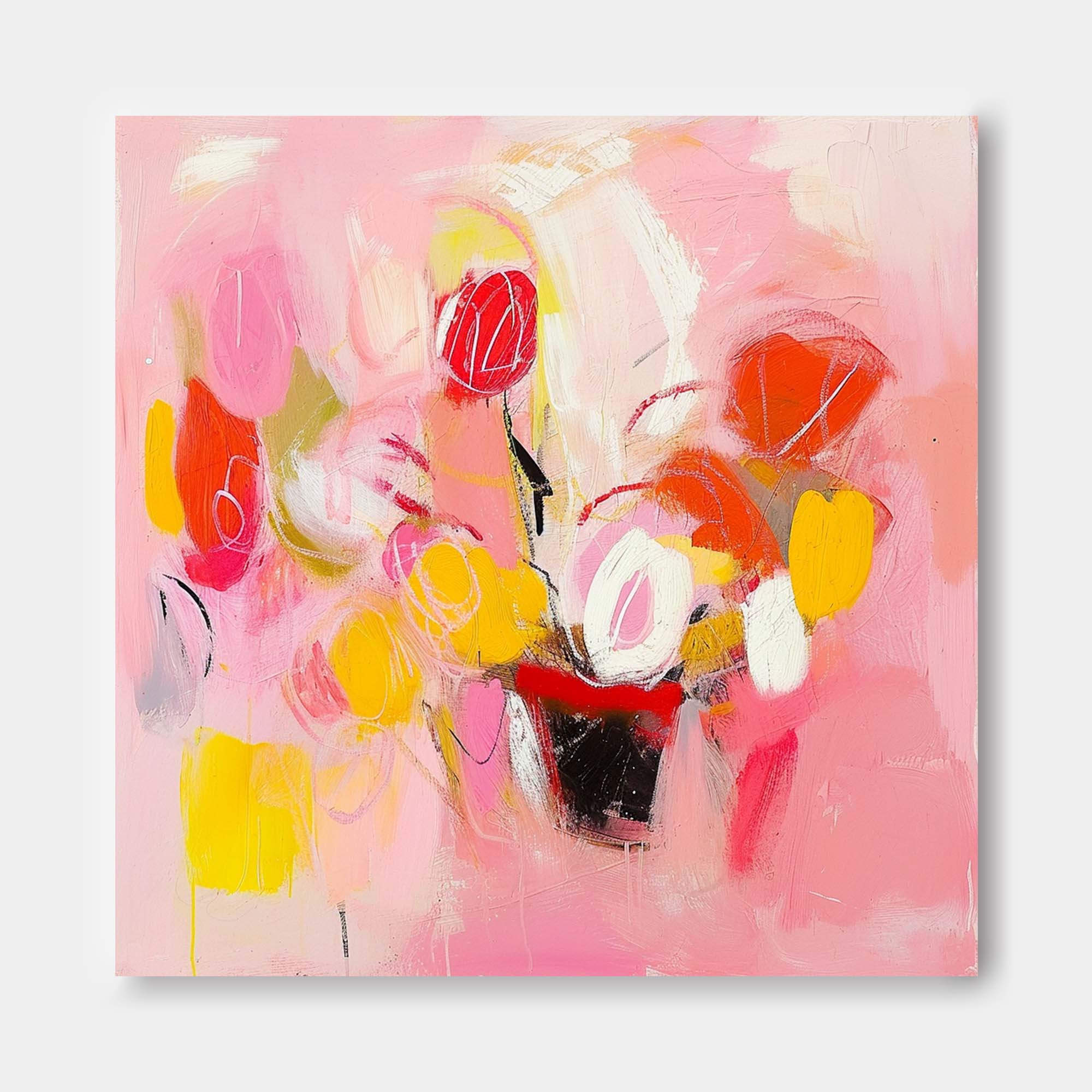 Abstract Canvas Art AB382 - Neutralighting