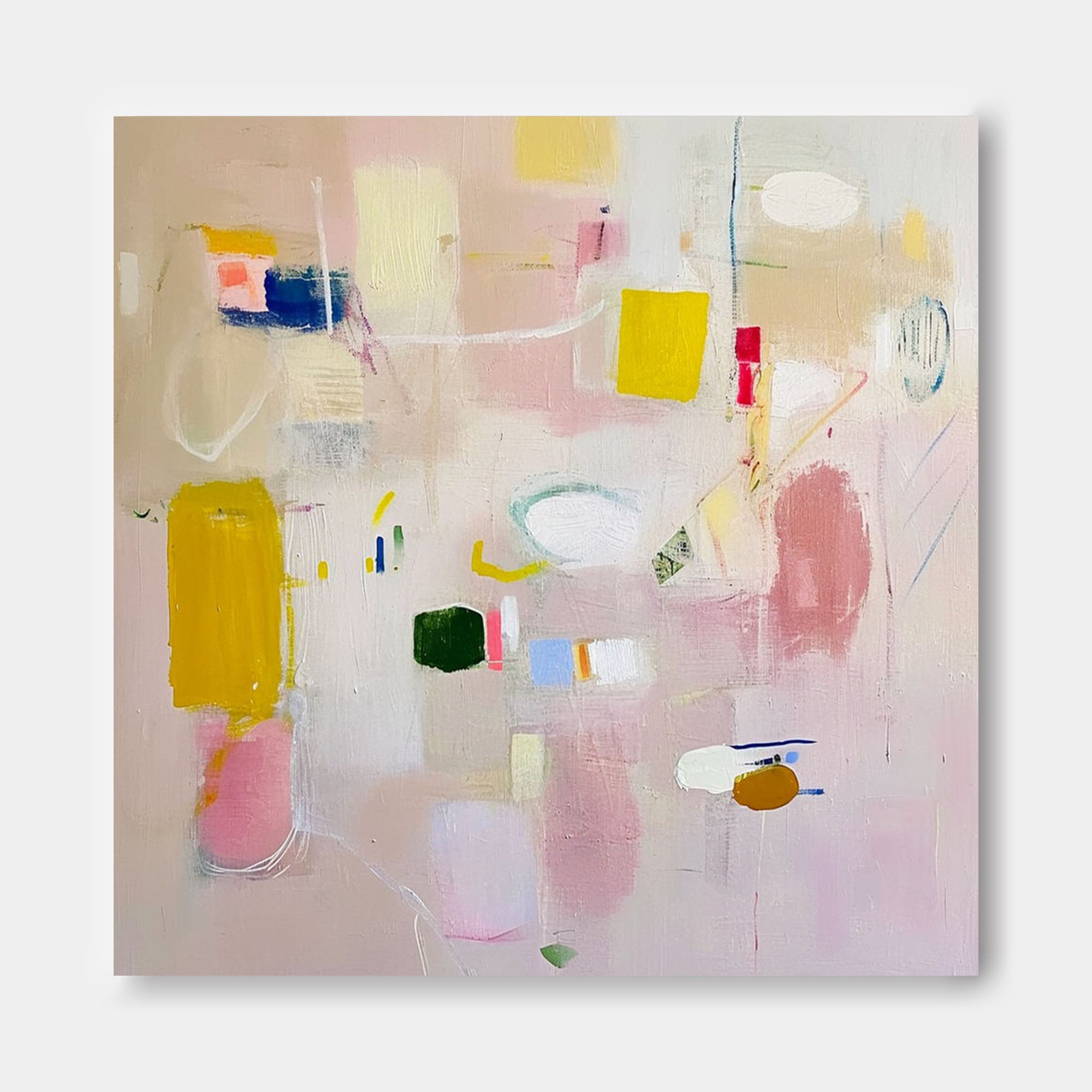 Wall Art Abstract Serene Calm Playful Modern